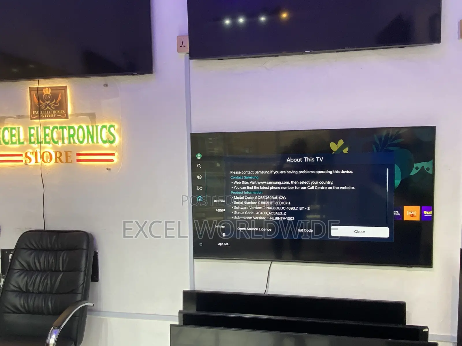 2022 Latest 55”Samsung Qled Smart TV WTH Nice Viewing Experience