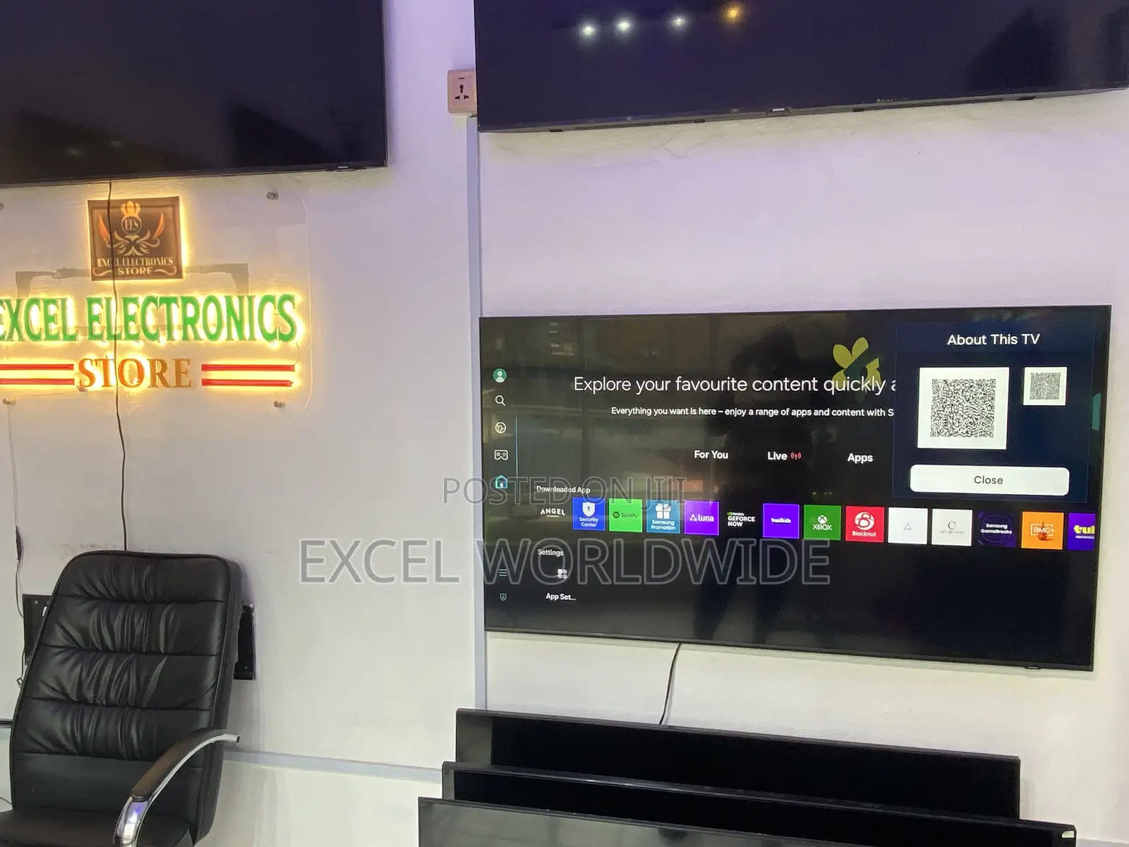 2022 Latest 55”Samsung Qled Smart TV WTH Nice Viewing Experience