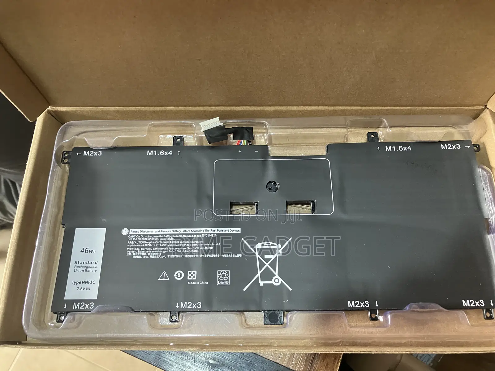 Dell XPS 13-9365 Battery for Dell Nnf1c, HMPFH