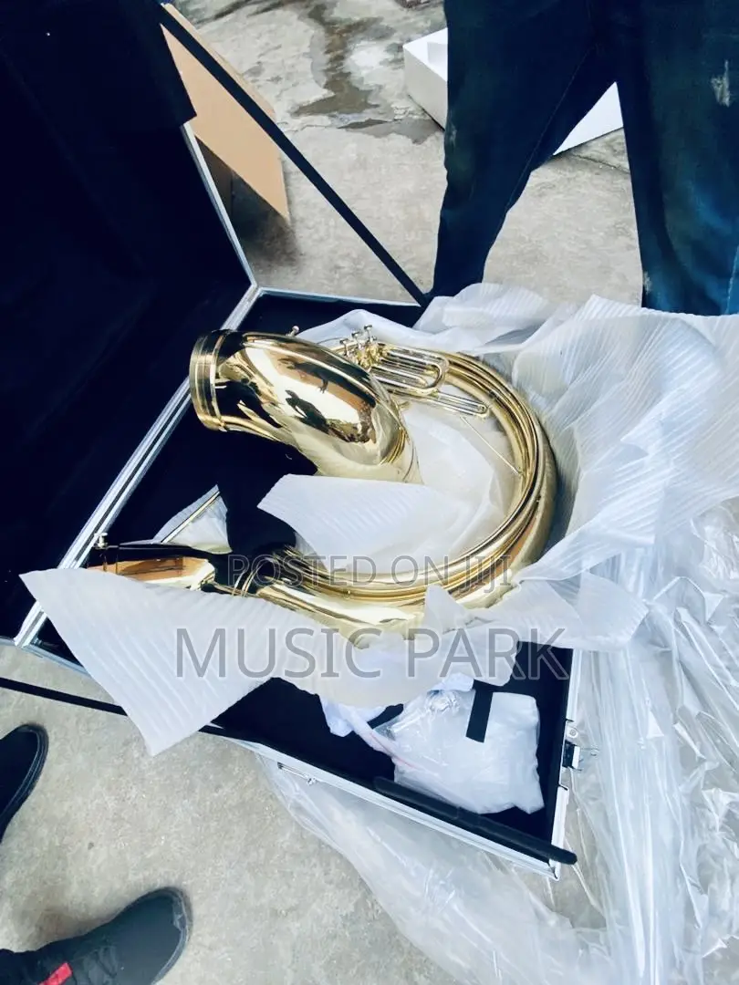 Brand New Gold Lacquer Sousaphone