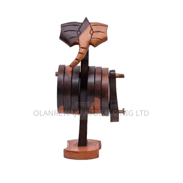 Handcrafted Wooden Coasters Set
