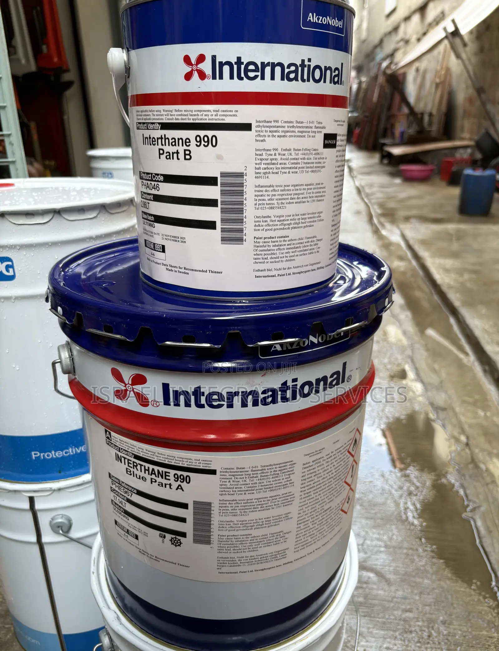 Marine Paint International Inthertane 990 Part a B