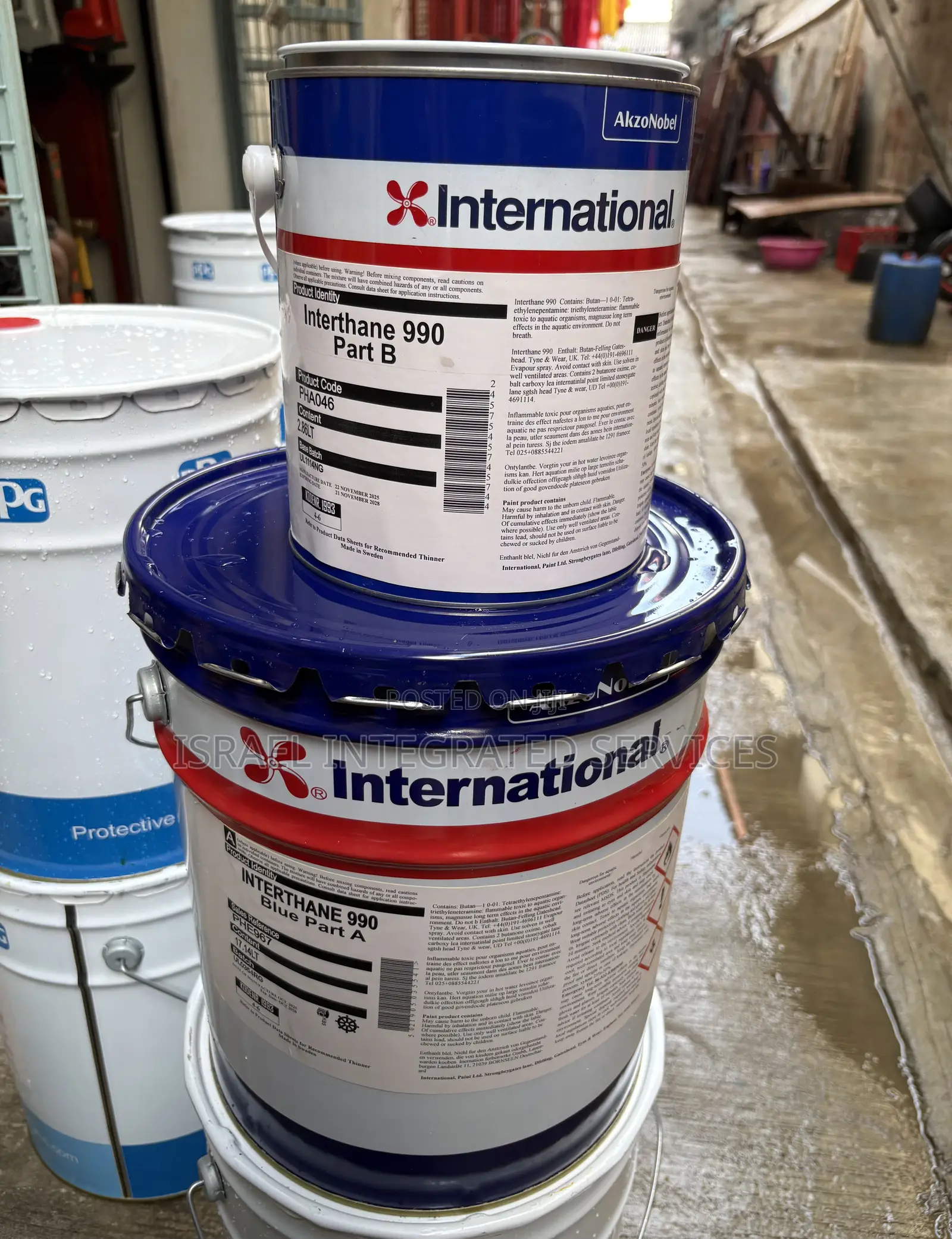 Marine Paint International Inthertane 990 Part a B