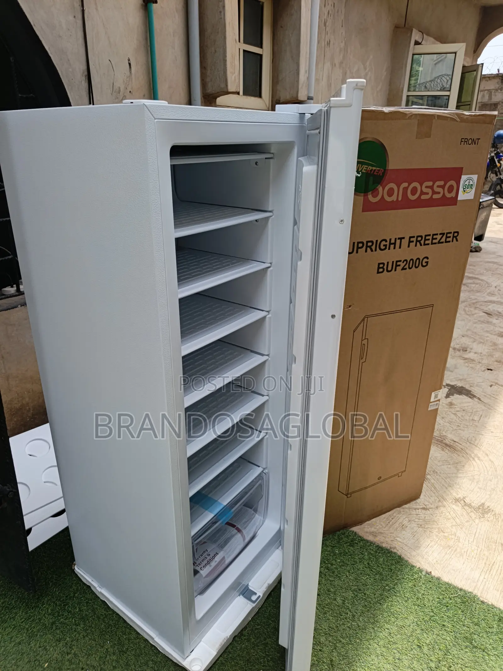 Barossa 200l Upright Freezer[Buf200g]Premium Upright Freezer Appliance
