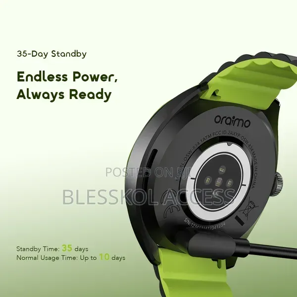 Oraimo Watch Nova 2r 1.43" Amoled 35-Day Standby Smart Watch