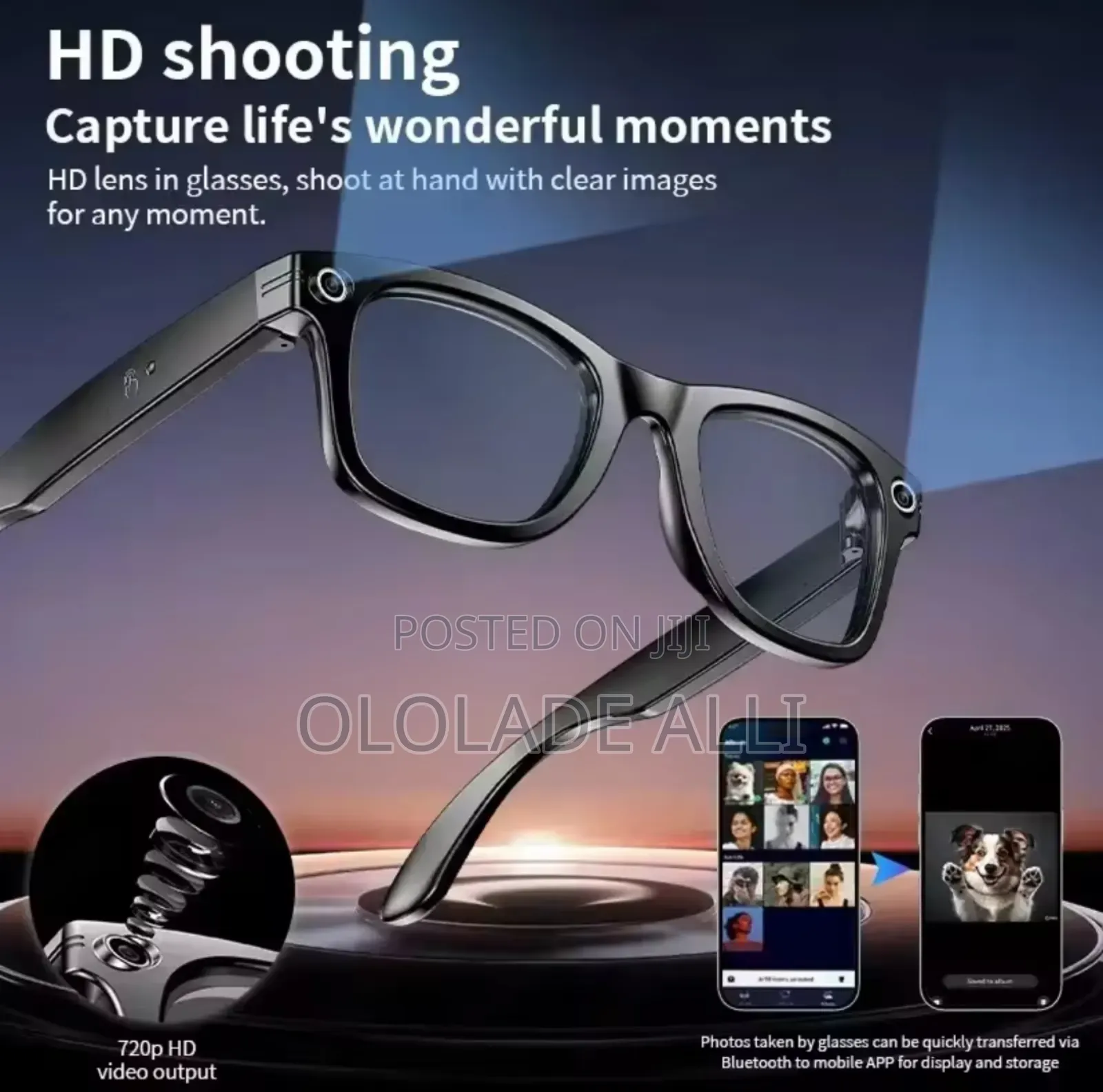 Smart Glasses With 8million Pixels