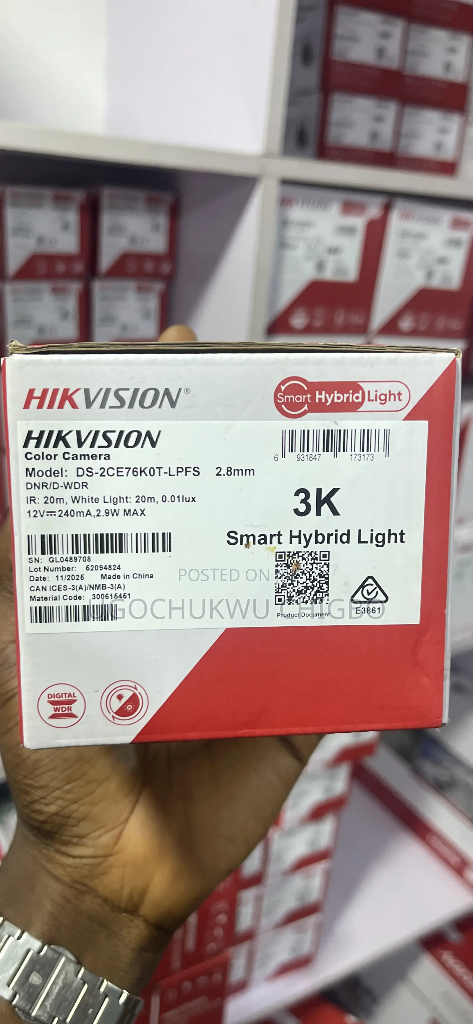 Hikvision Ds-2ce76k0t-LPFS 5mp/ Indoor Audio Camera