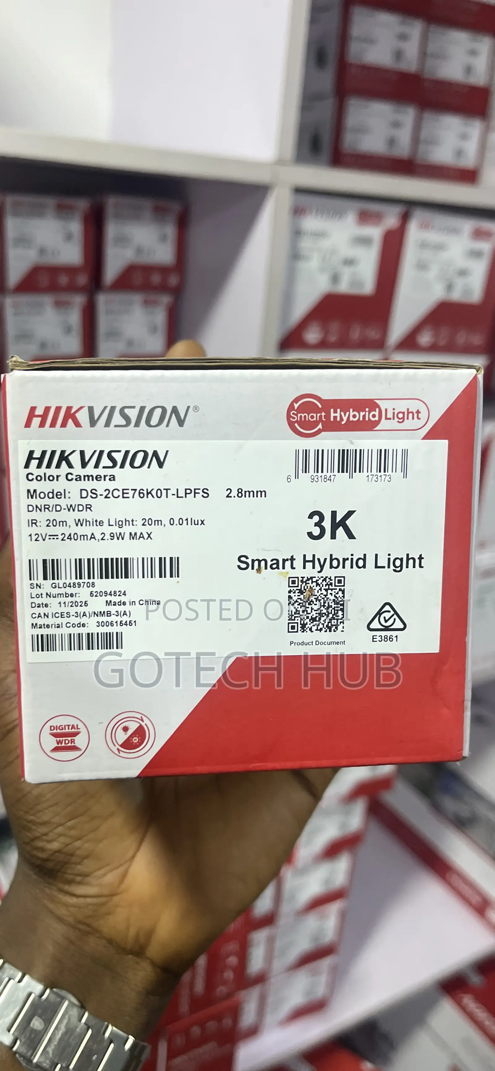 Hikvision Ds-2ce76k0t-LPFS 5mp/ Indoor Audio Camera