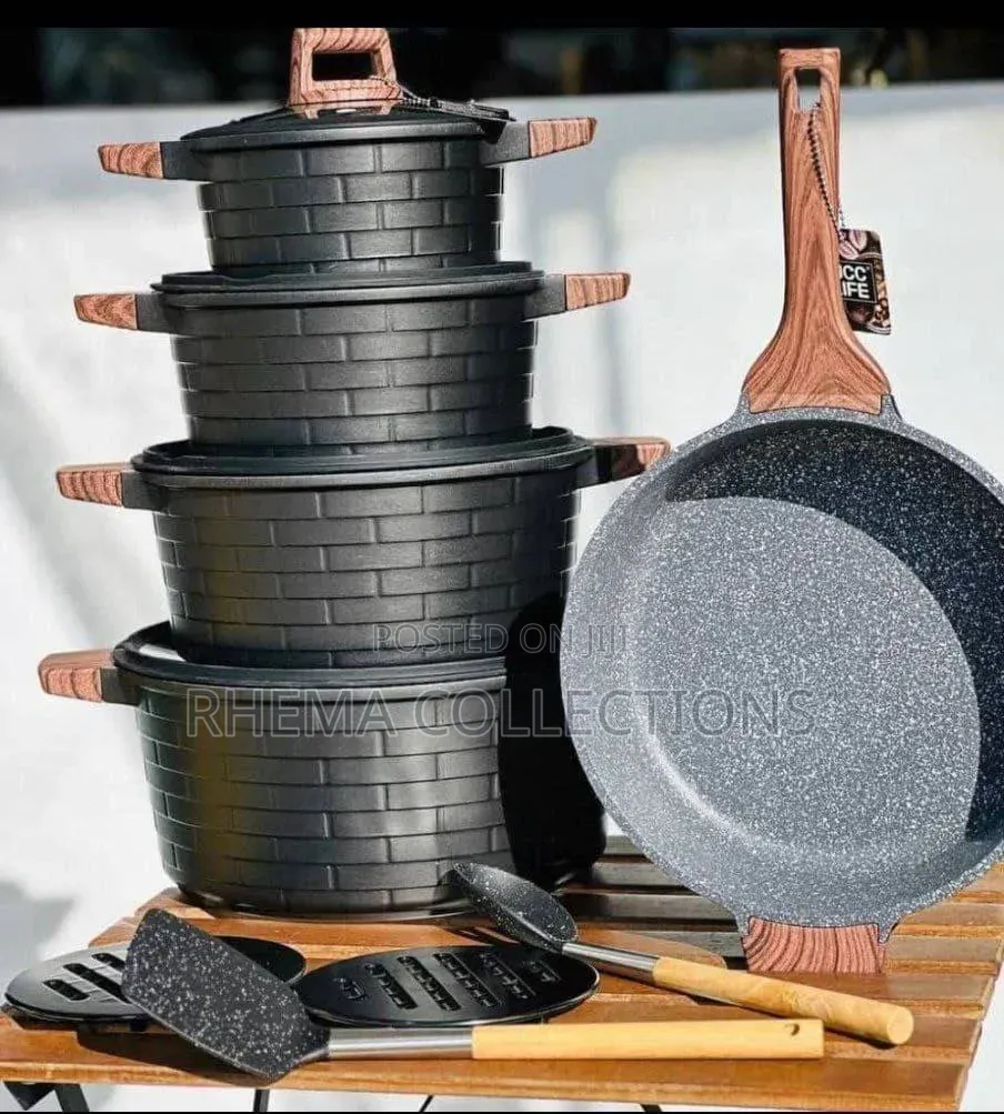 13pcs Ucc Life High Quality Lasting Granite Cookware Set