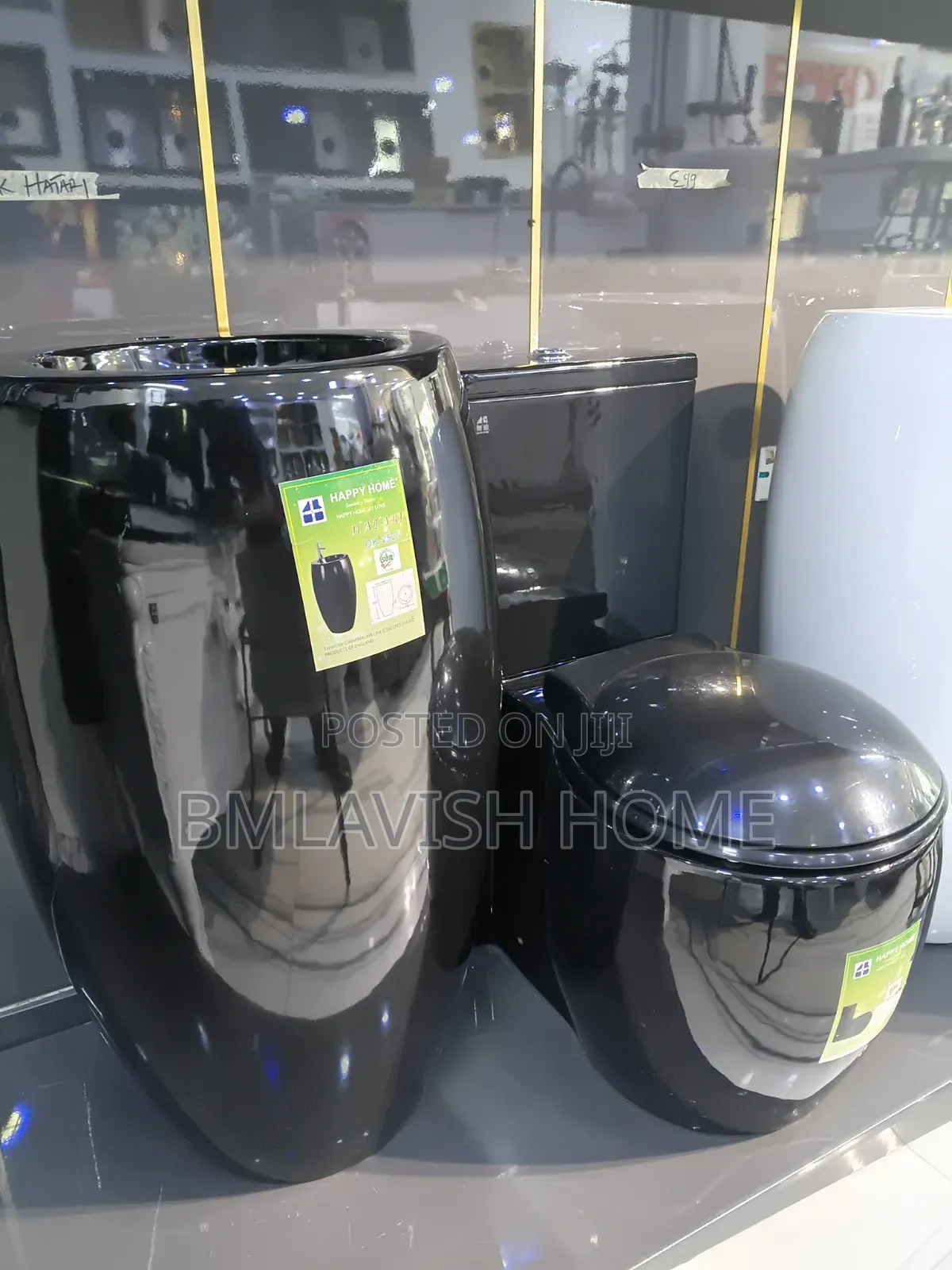 England Black Executive Water Closet