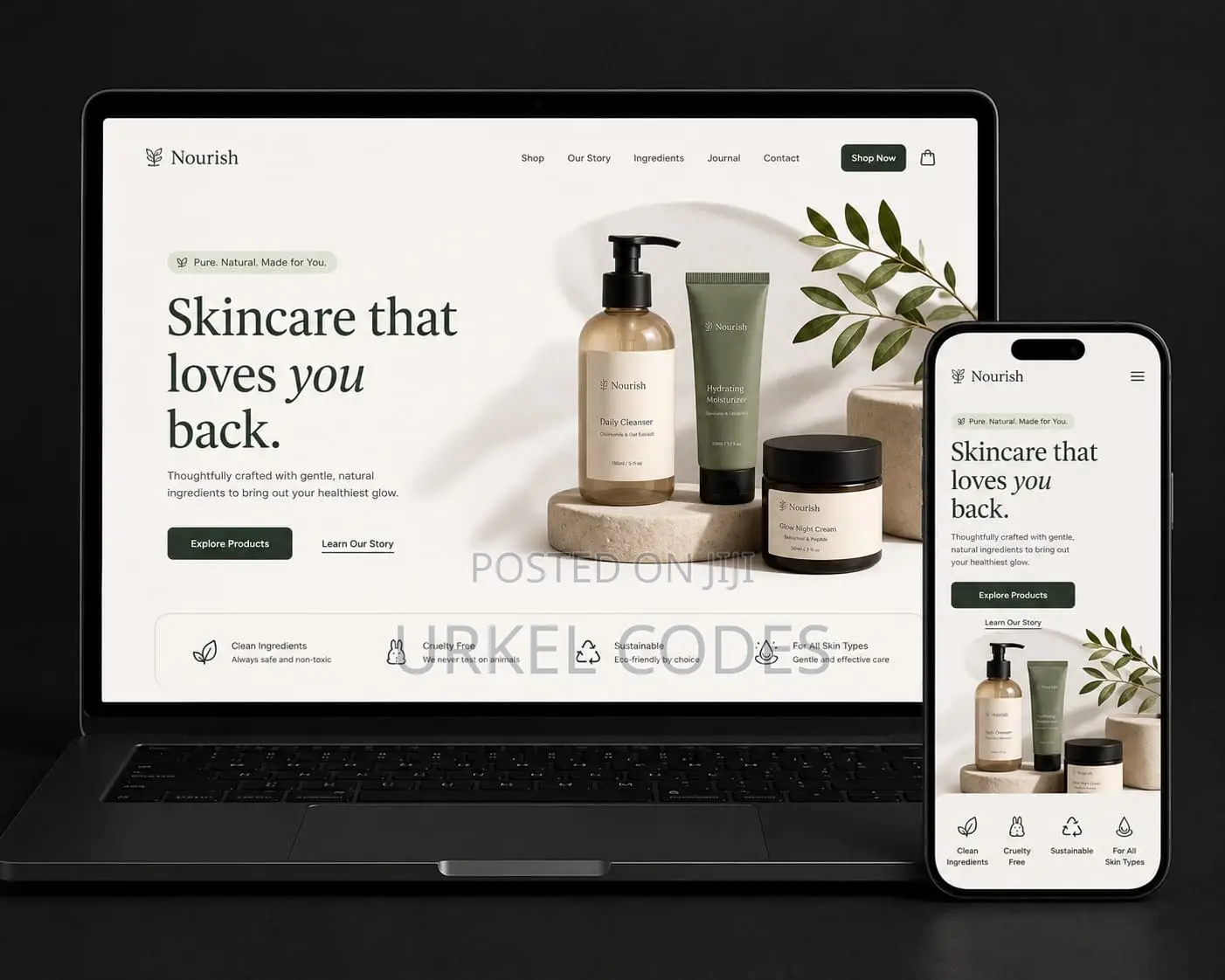 Modern Website Design for Businesses Brands