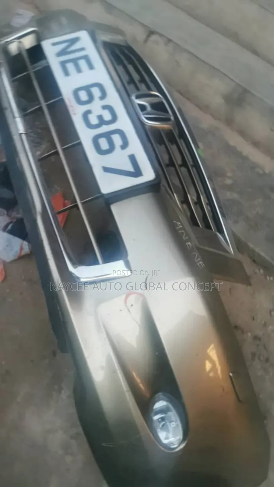 Complete Front Bumper With Front Grille Honda Accord 2008 Model