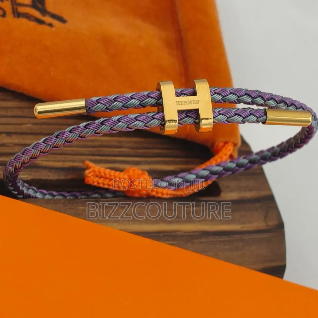 Original Hermes Braided Cord Bracelet Available in Store