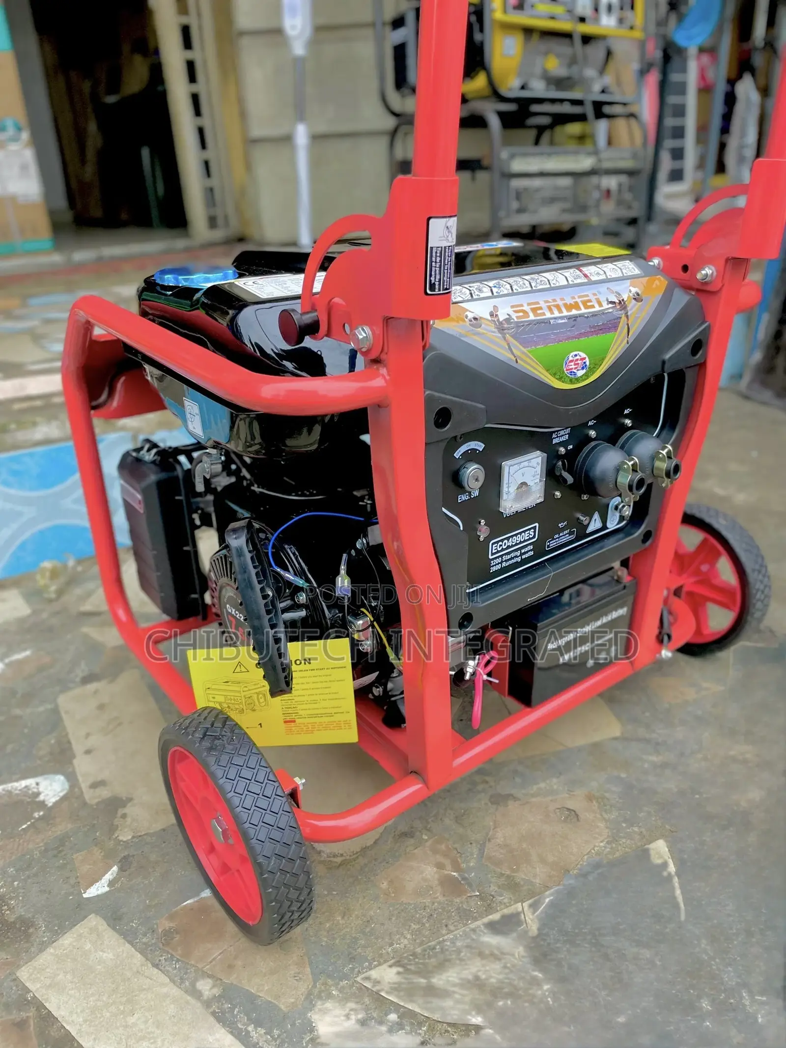 Senwei 3.5kva Double Output Key Start Semisilent Low Fuel Consumption