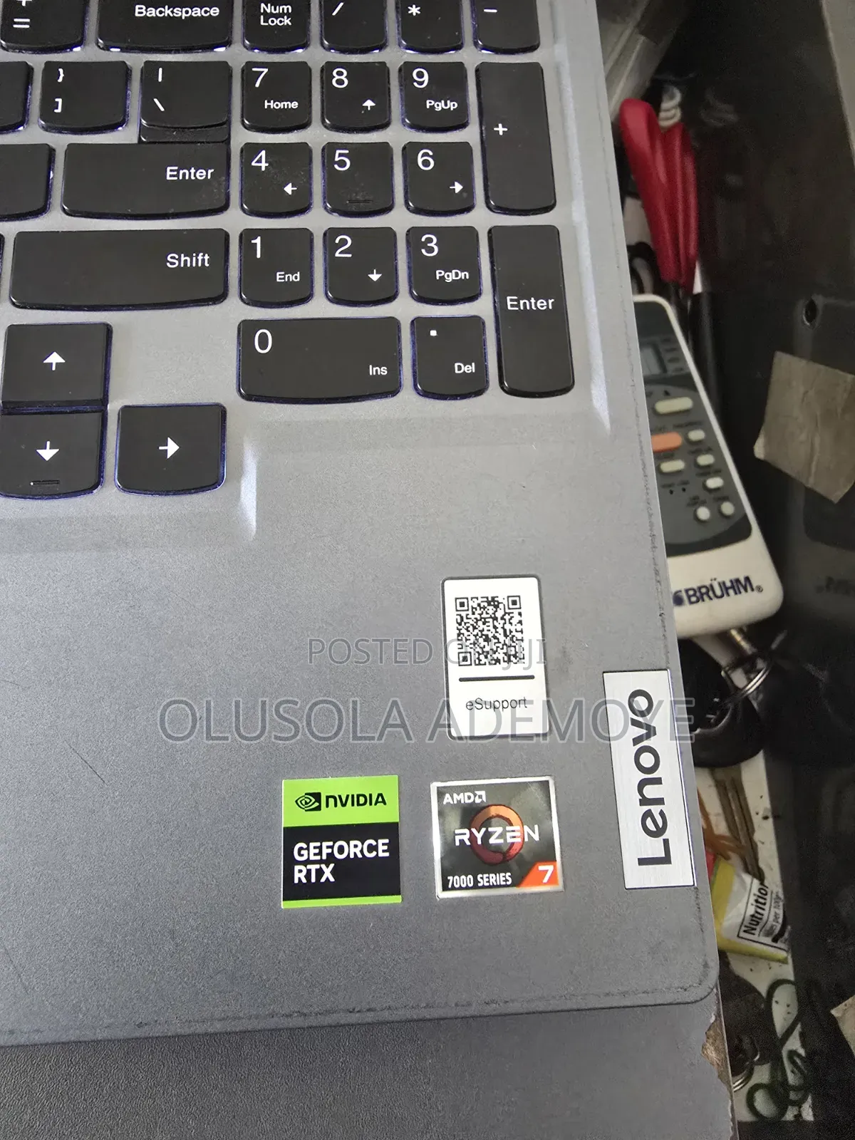 Laptop Lenovo LOQ 15ARP9 16GB AMD Ryzen 7 SSD 512GB