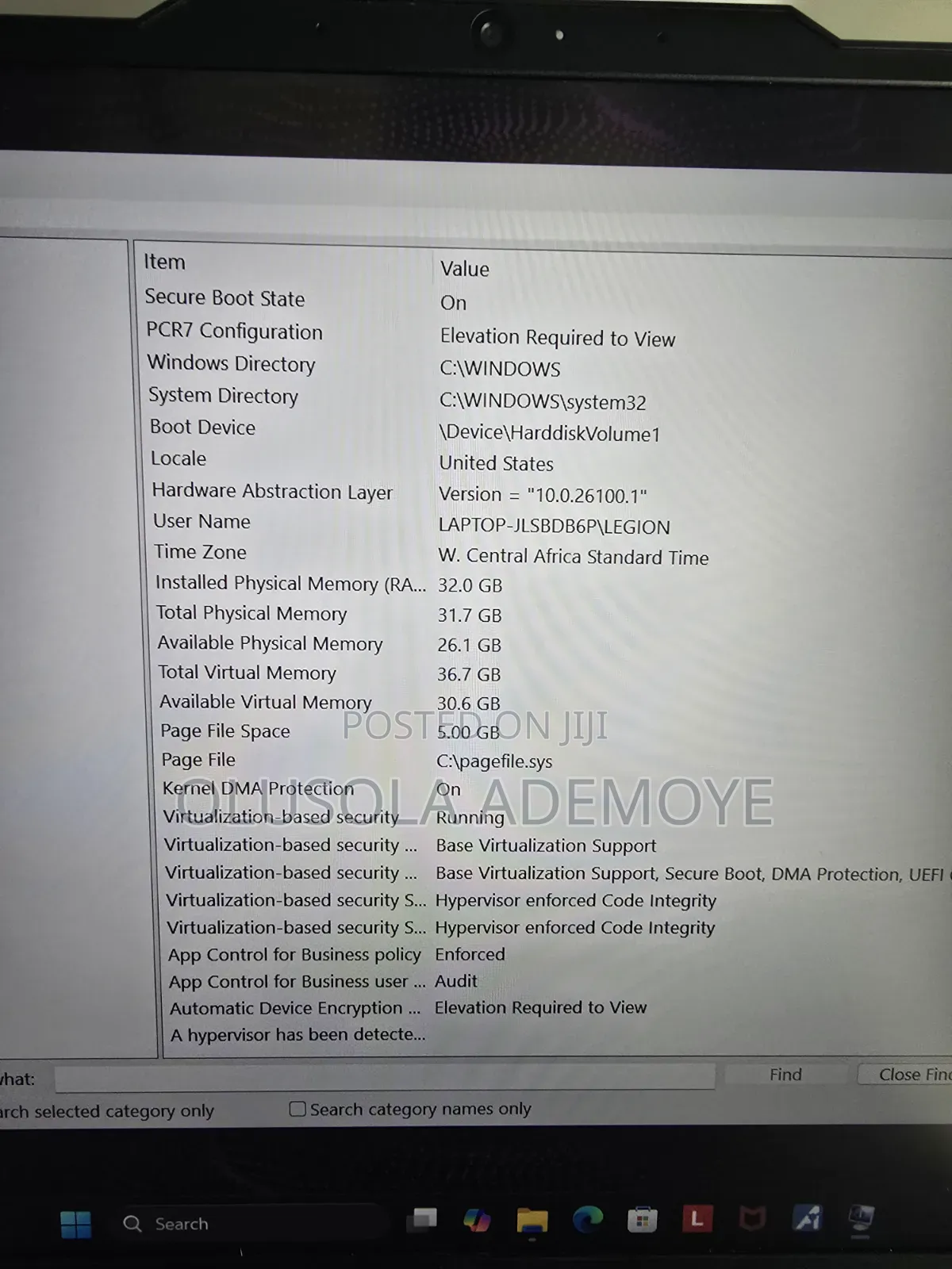 Laptop Lenovo LOQ 15ARP9 16GB AMD Ryzen 7 SSD 512GB