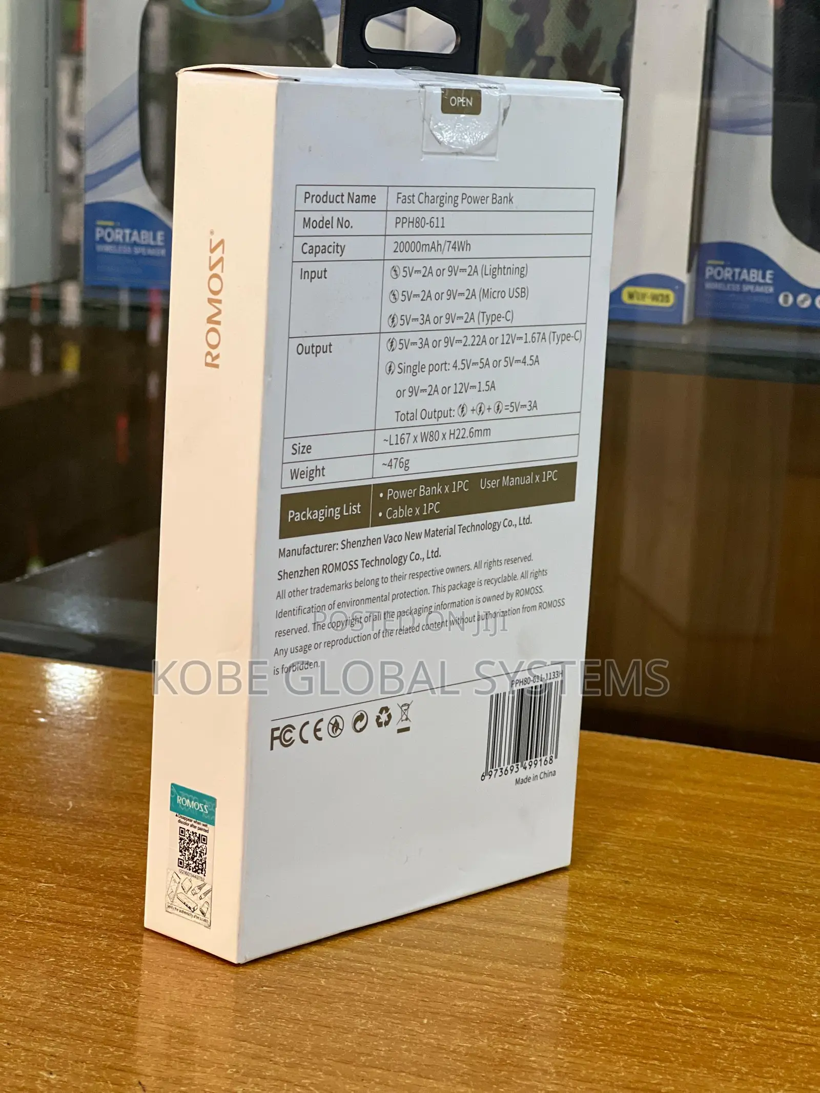 Romoss Sense 6f 20000mah Power Bank