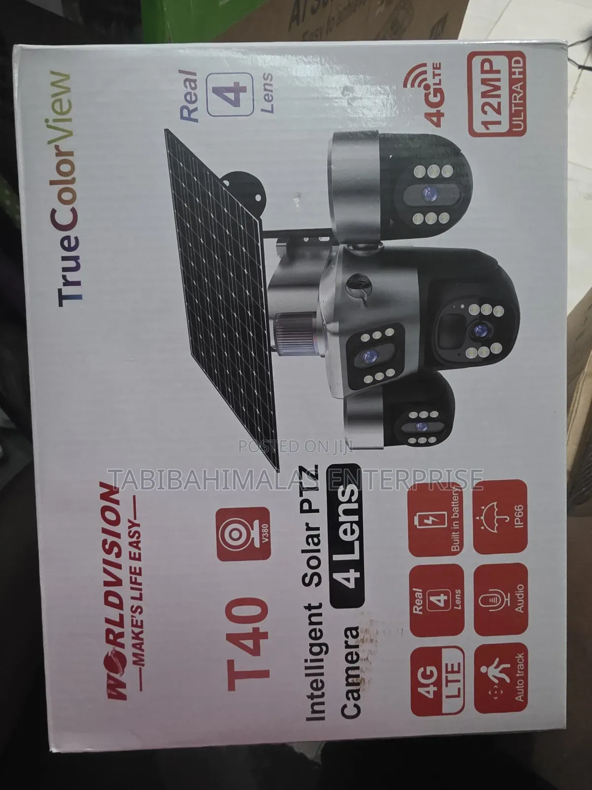 4lense 12mp Solar Camera T40