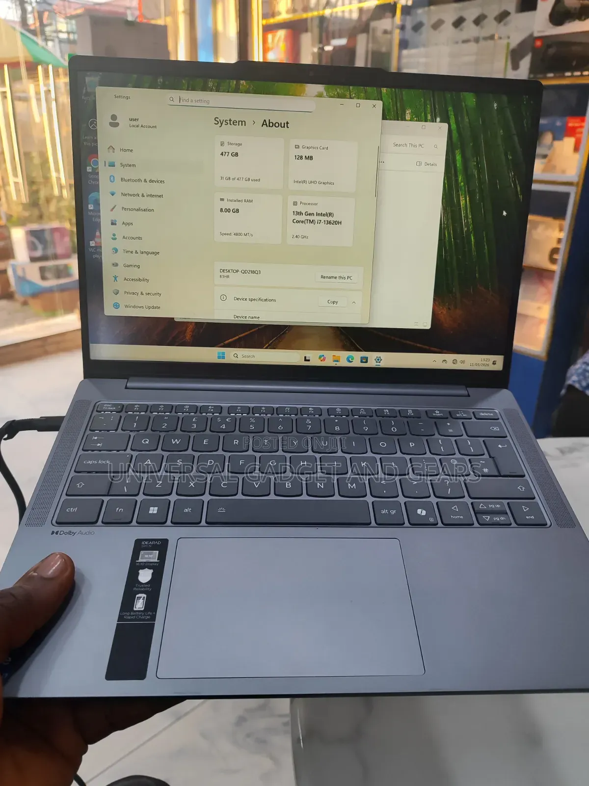 Laptop Lenovo IdeaPad 5 Slim 13th Gen i7 8GB Intel Core i7 SSD 512GB
