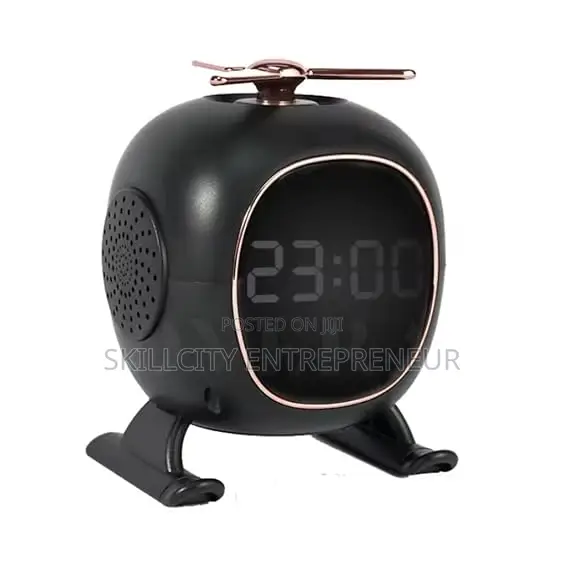Alarm Clock Radio With Bluetooth Speaker, Digital Clock