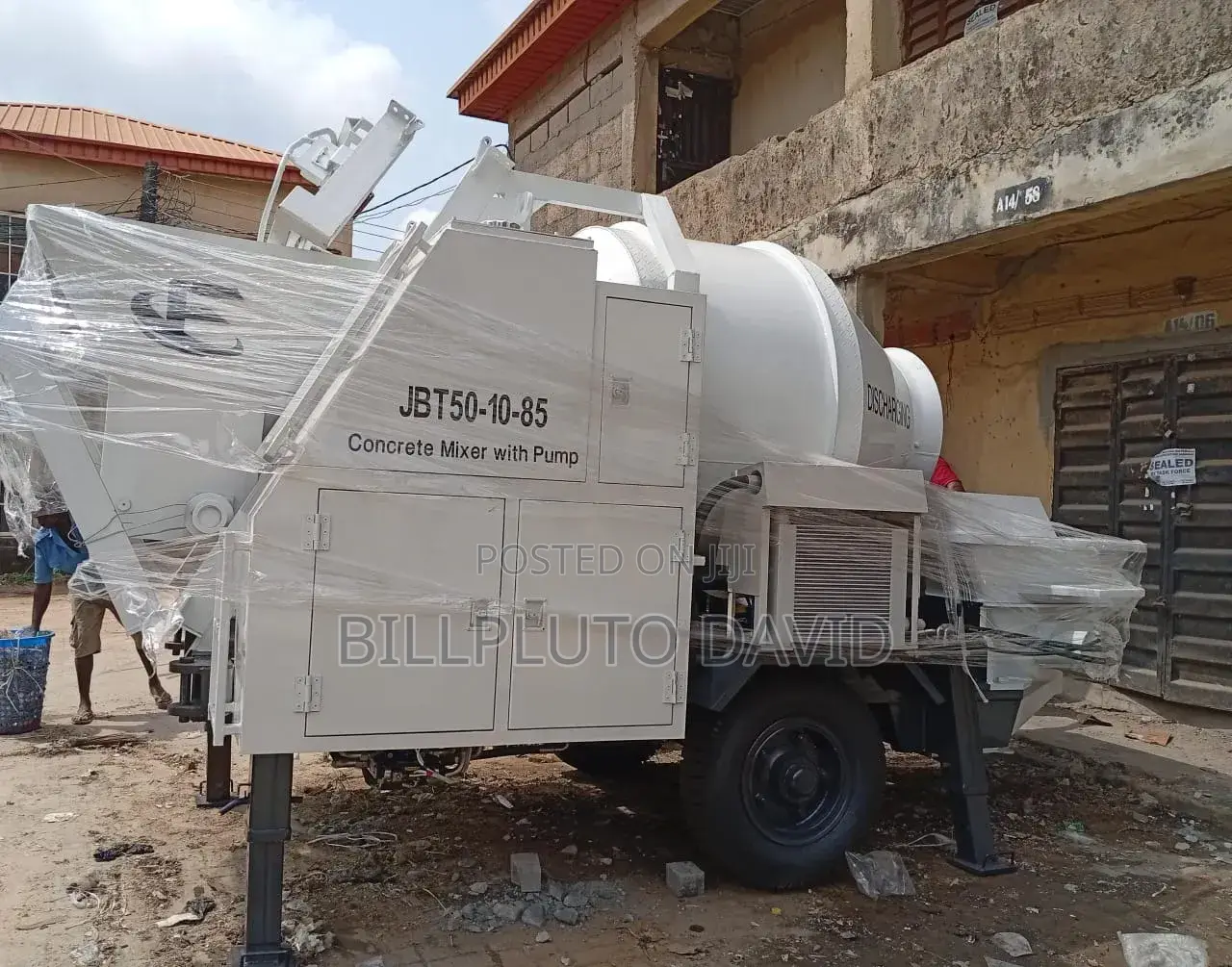 Jbt50-10-85 Concrete Mixer With Pump, a Machine
