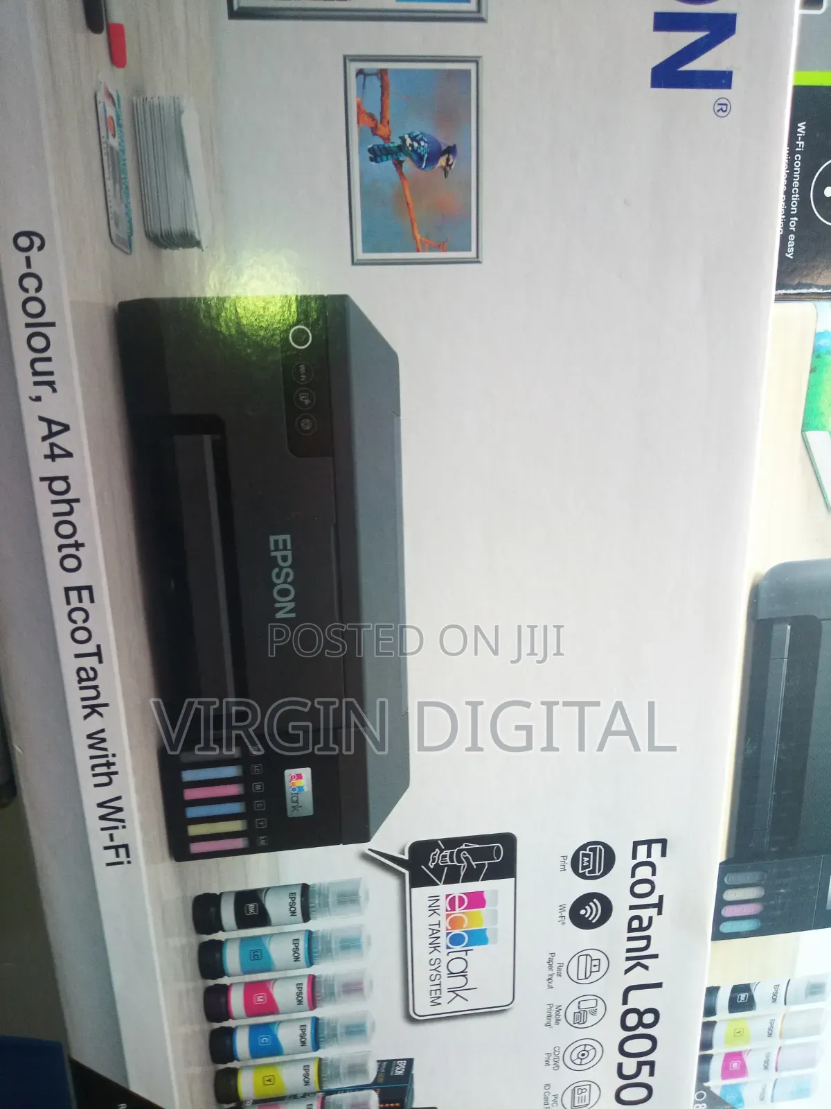 Epson Printer Ecotank L8050 It Can Print on I.D Card