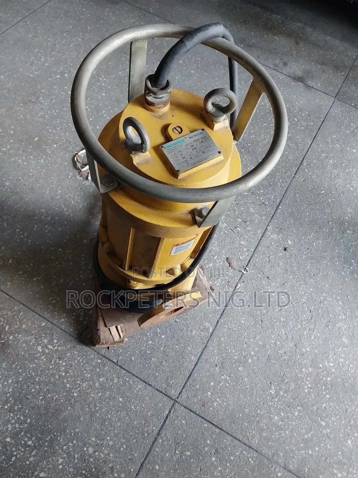 4kw, 3" SHIMGE WQ20-22-4 Submersible Pump