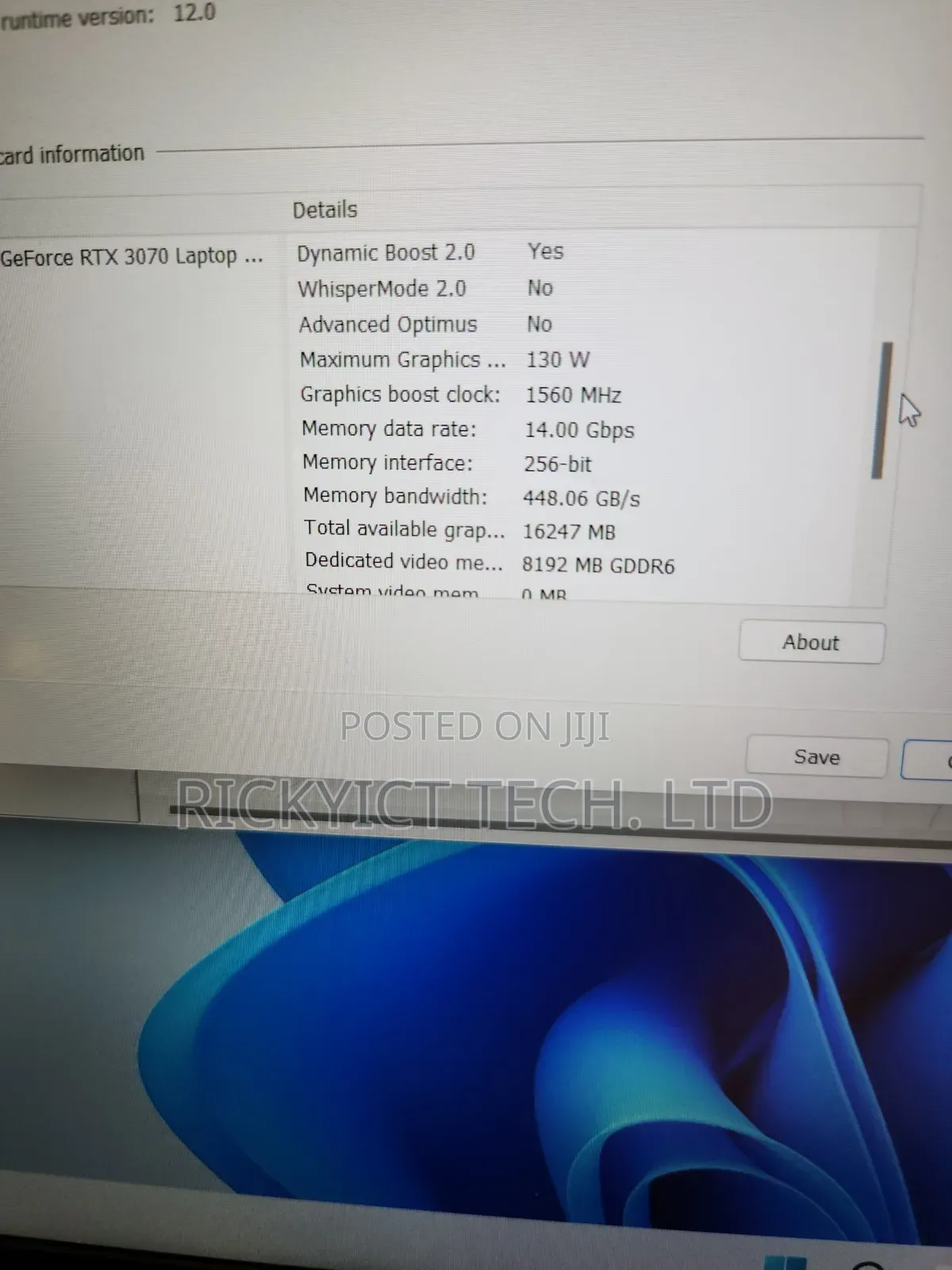 Laptop Dell Allenware M15 R5 16GB Intel Core i7 SSD 1T