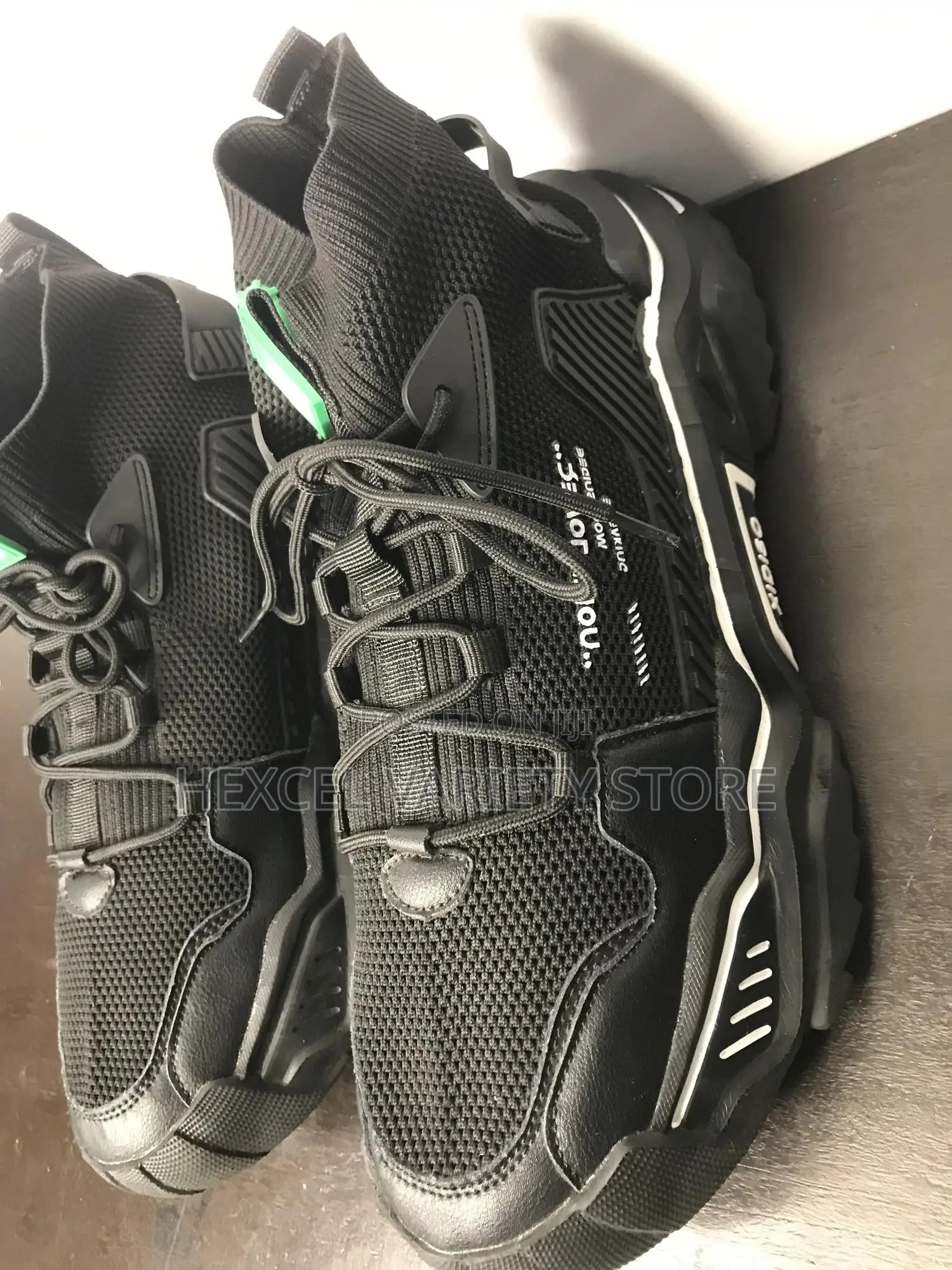 Original Men’S Sport Sneakers – Black Slip-on Running Shoes