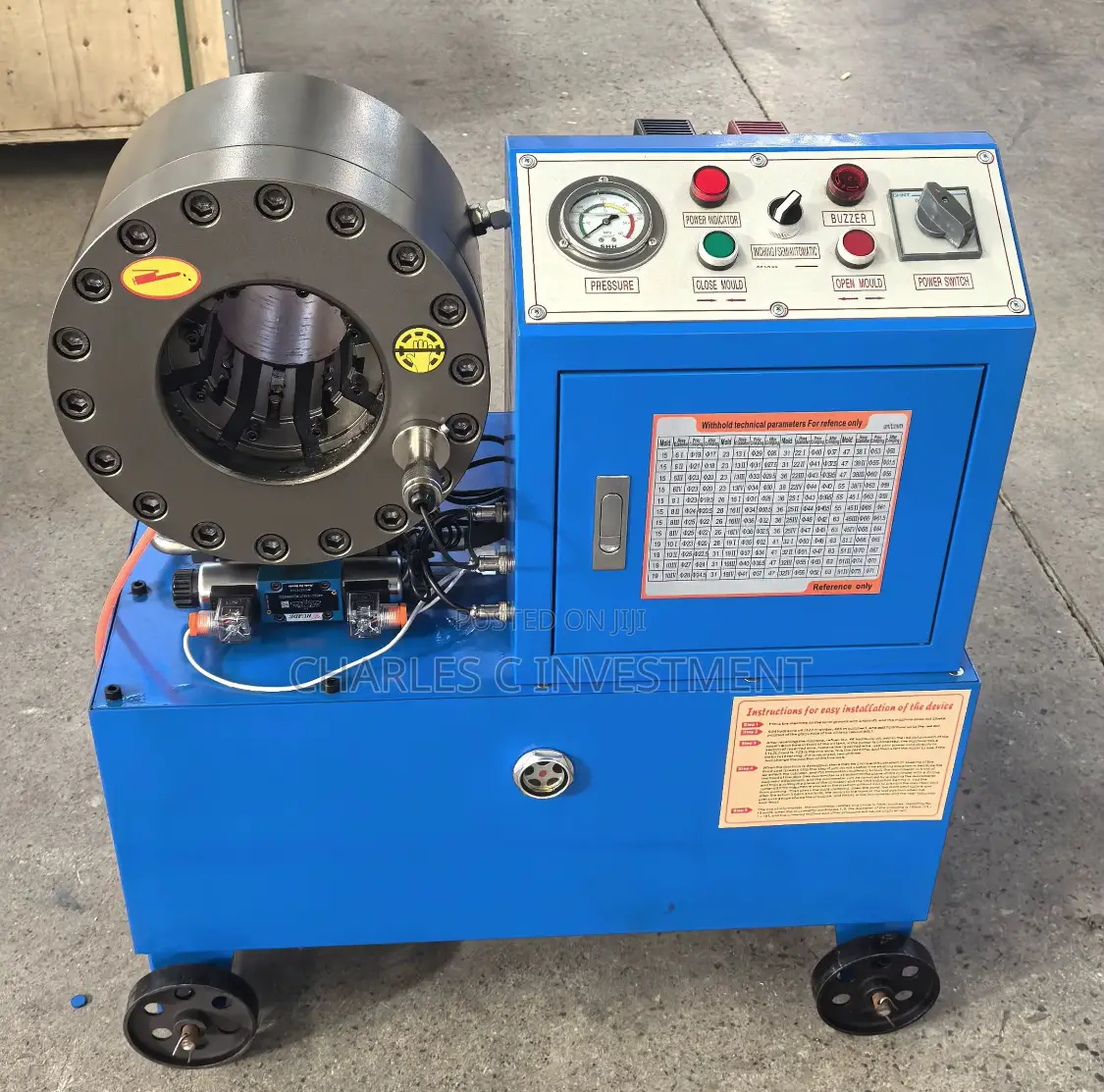 2 Inch Hose Fittings Crimper Hydraulic Hose Crimping Machine