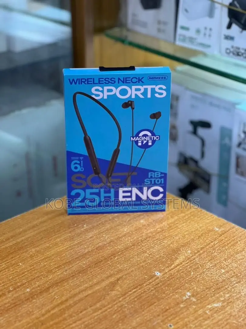 Remax Rb-St01 Wireless Neckband Sports Earphones –