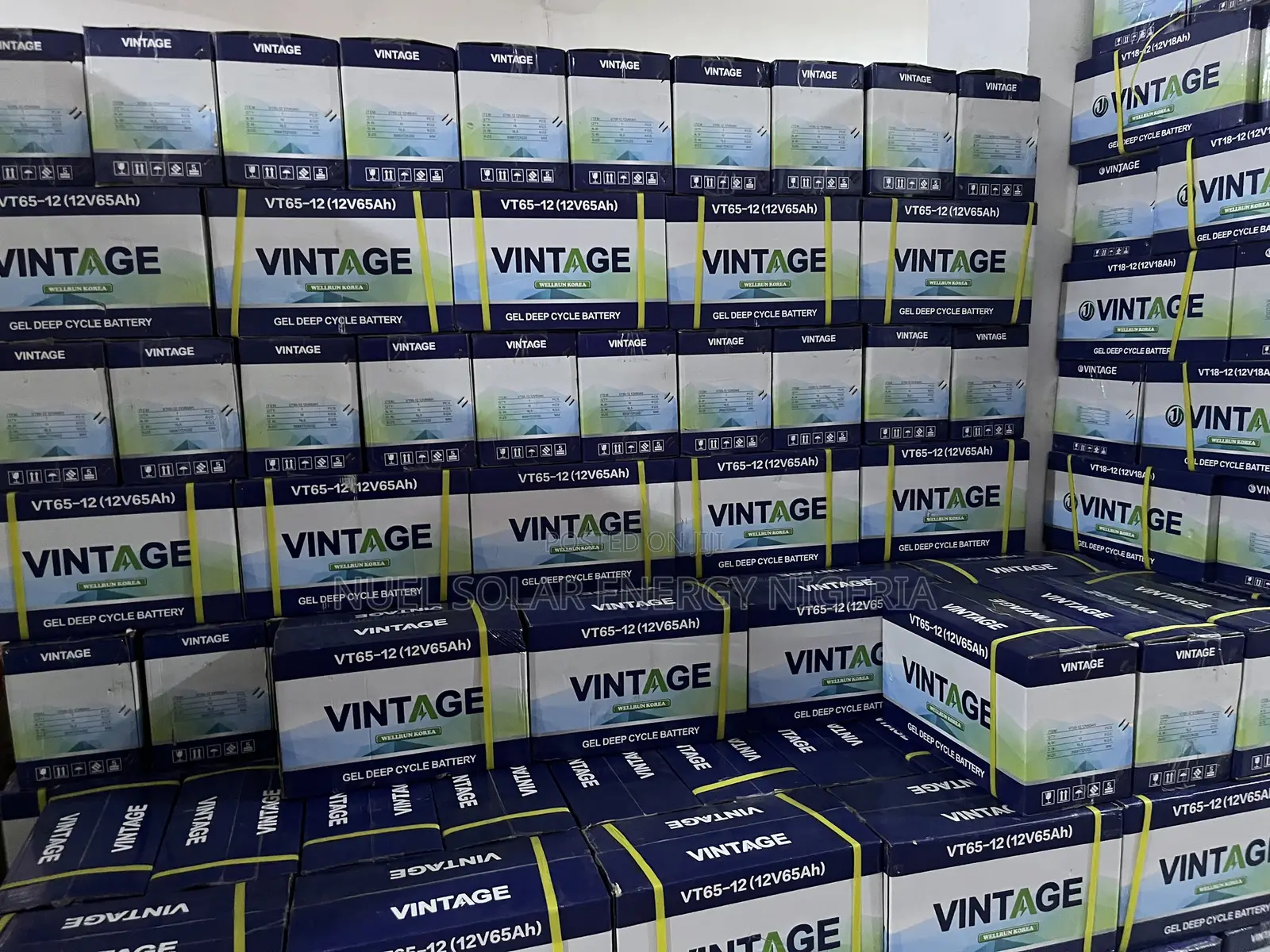 Vintage 65ah 12v Deep Cycle Gel Battery