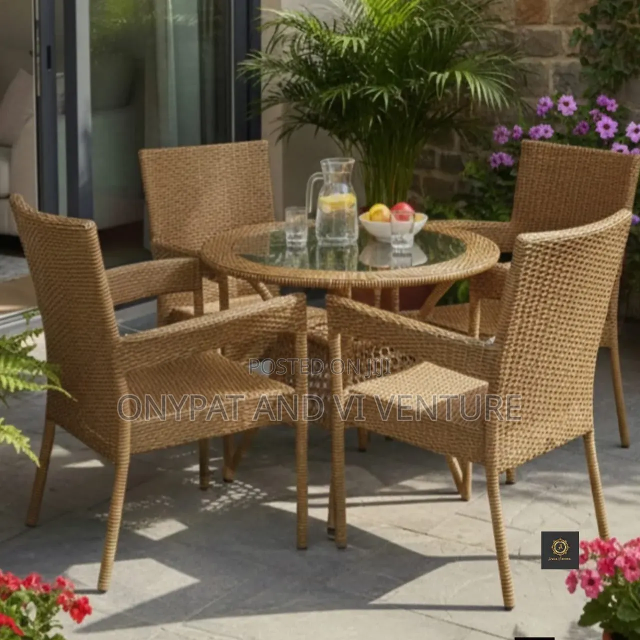 High Quality Outdoor Indoor Rattan Table and Chair