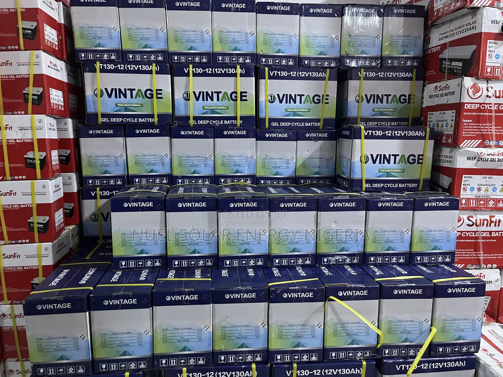 Vintage 130ah 12v Deep Cycle Gel Battery