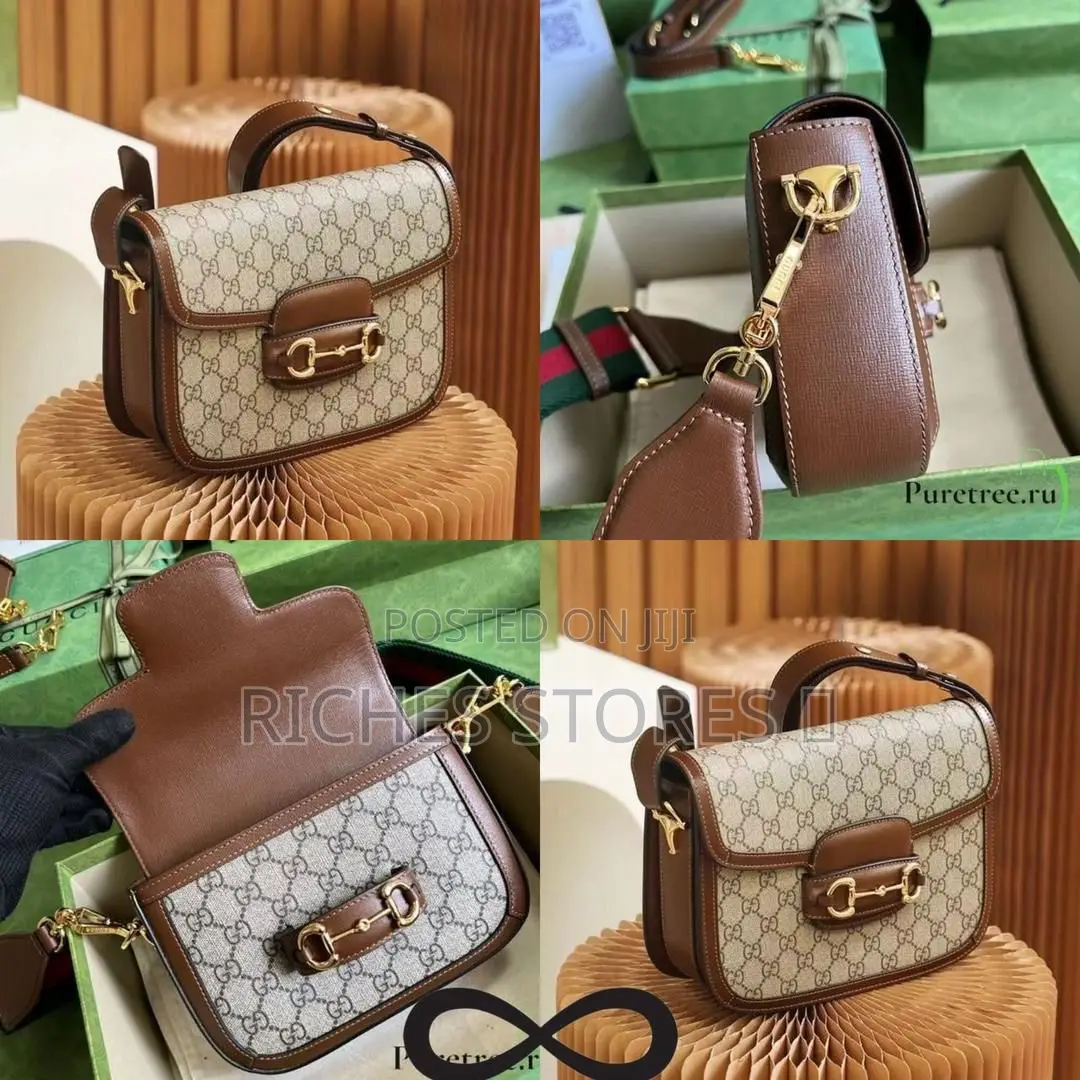 Luxury Gucci Horsebit Cross Body Bag