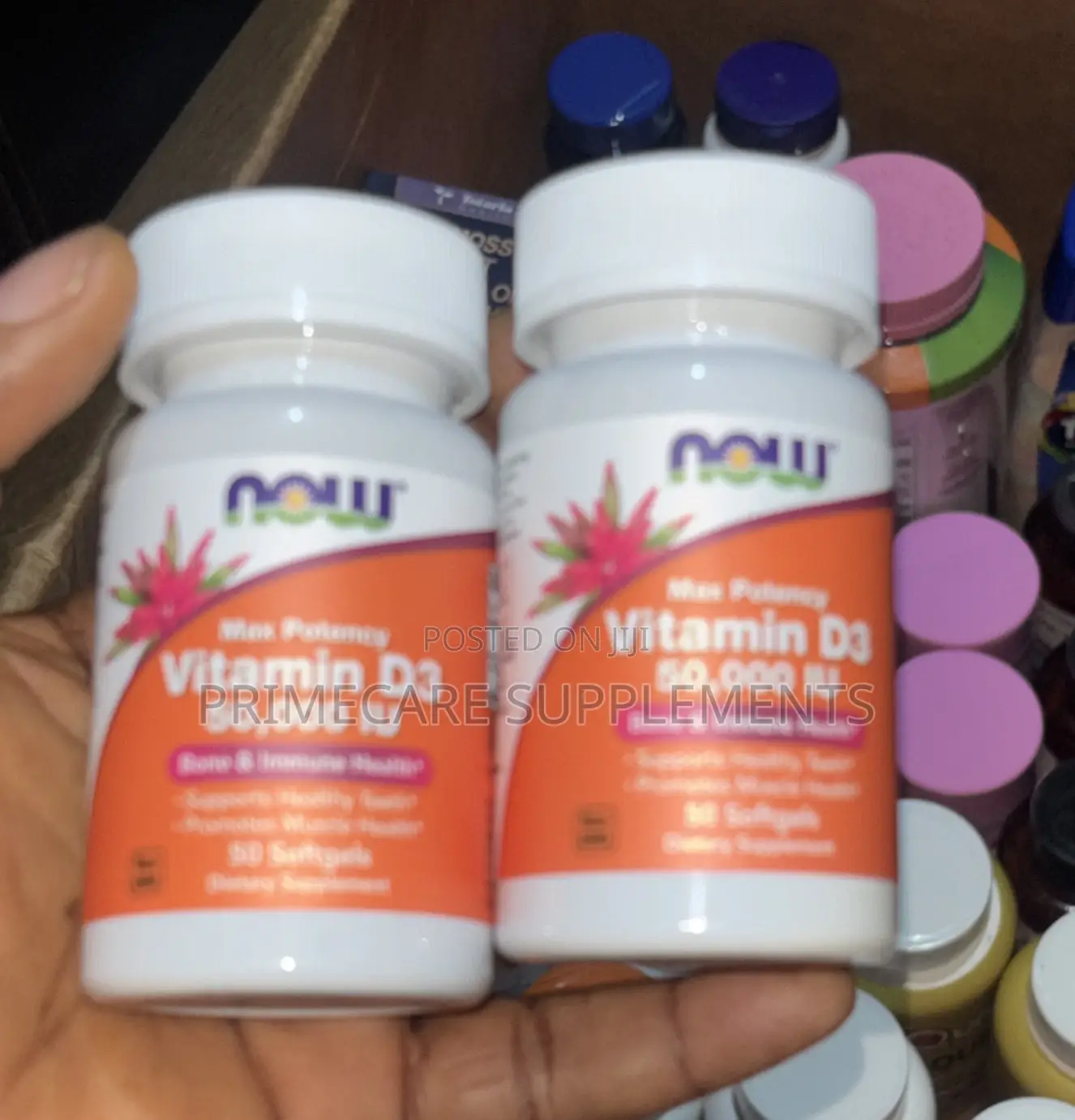 Now Vitamin D3 50,000iu 50 Softgels