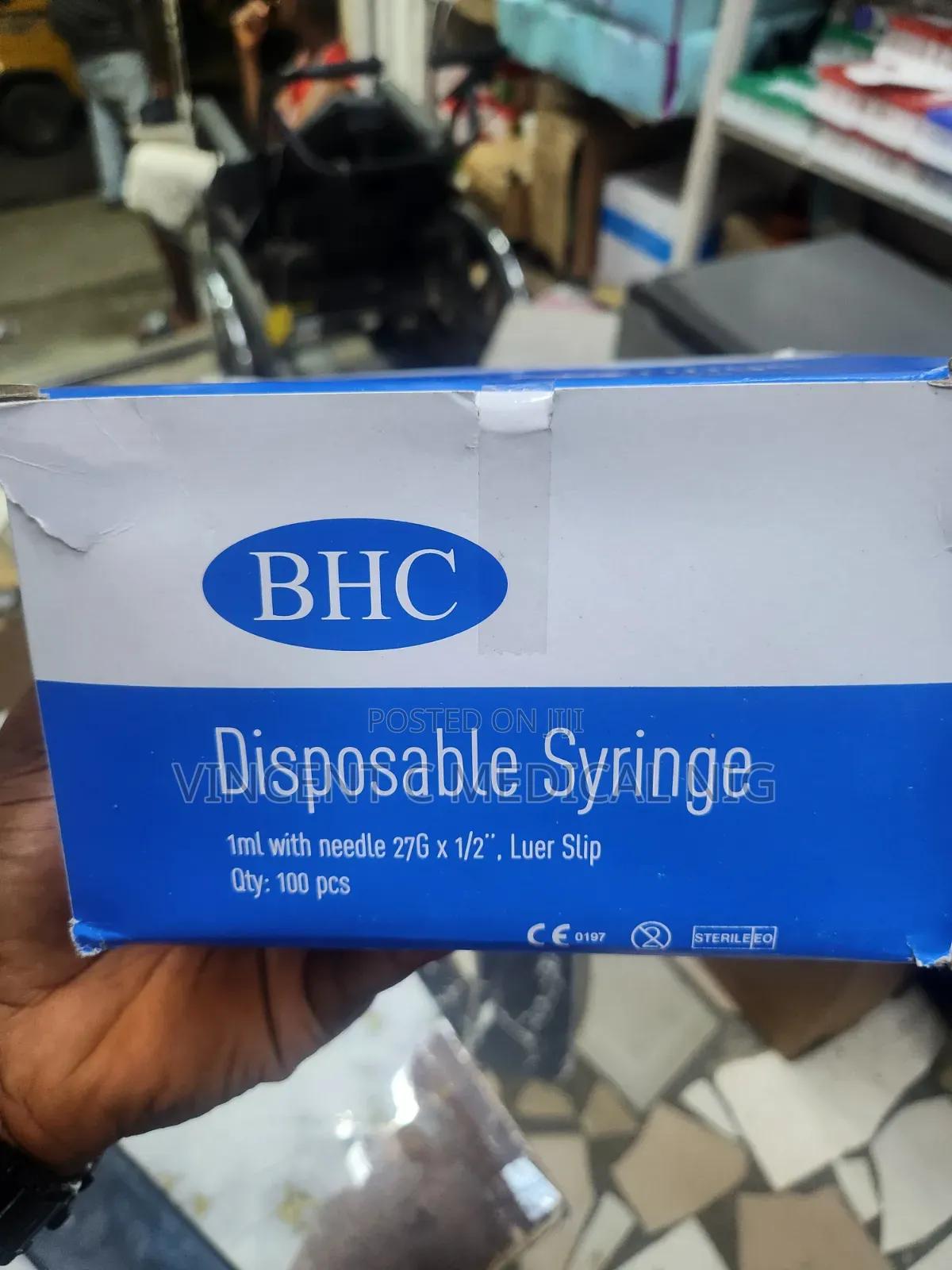 1ml Syringe 27g Needle Disposable