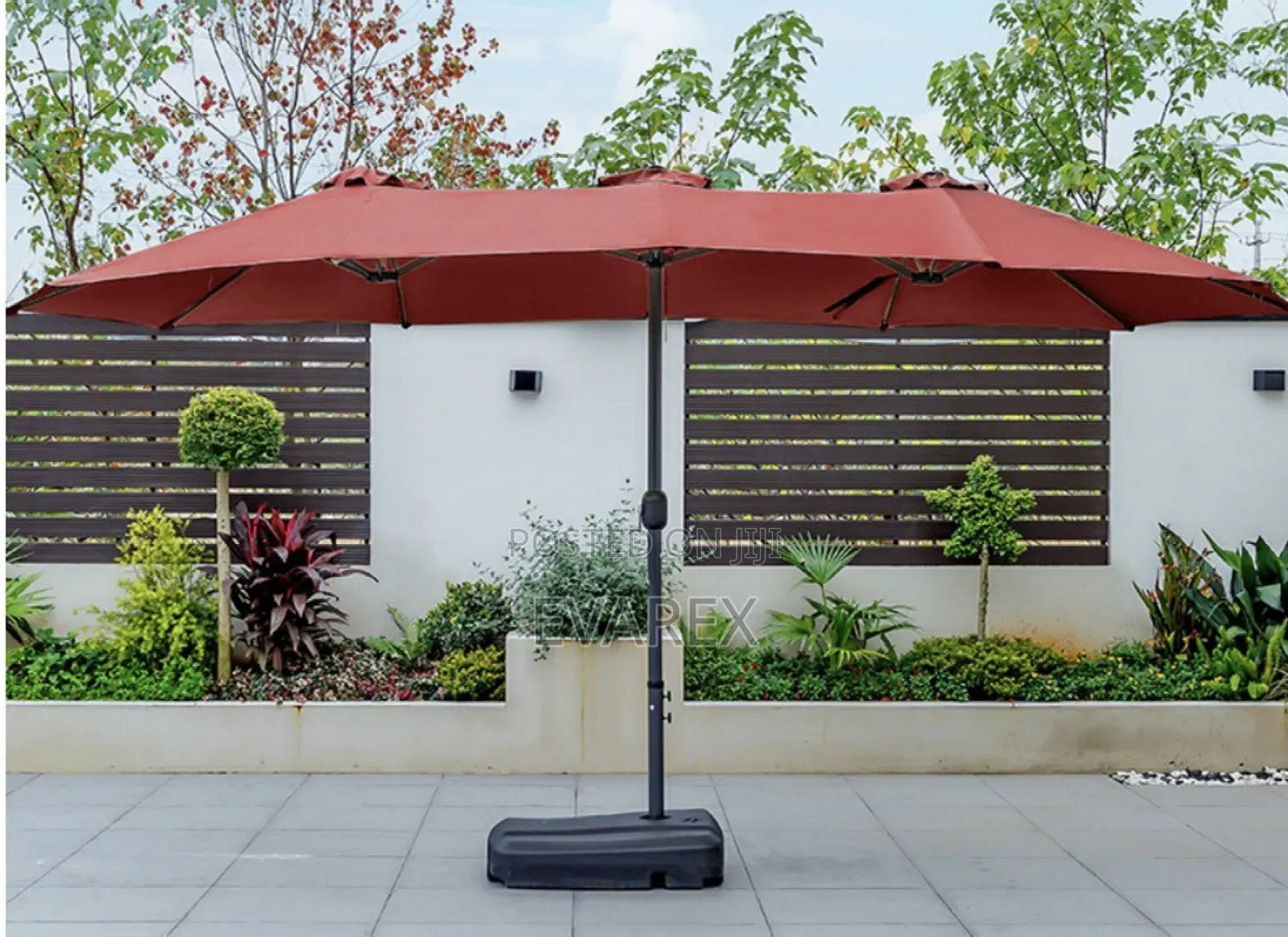 Poolside Umbrella Canopy 2 in 1, Size 13ft X 9ft.