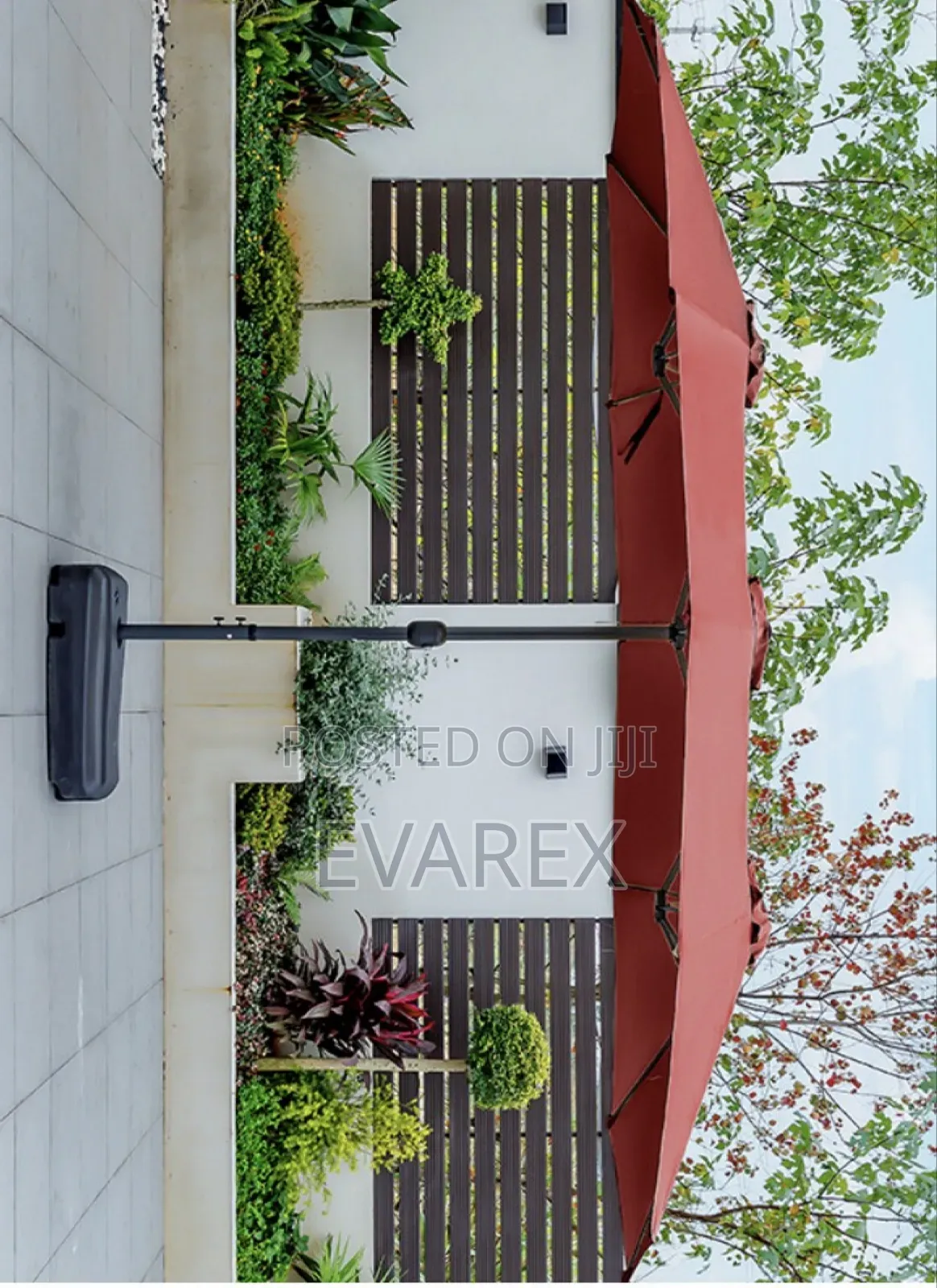 Poolside Umbrella Canopy 2 in 1, Size 13ft X 9ft.