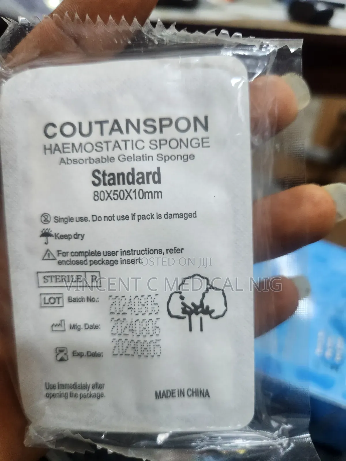 Gel Foam Hemostatic Sponge