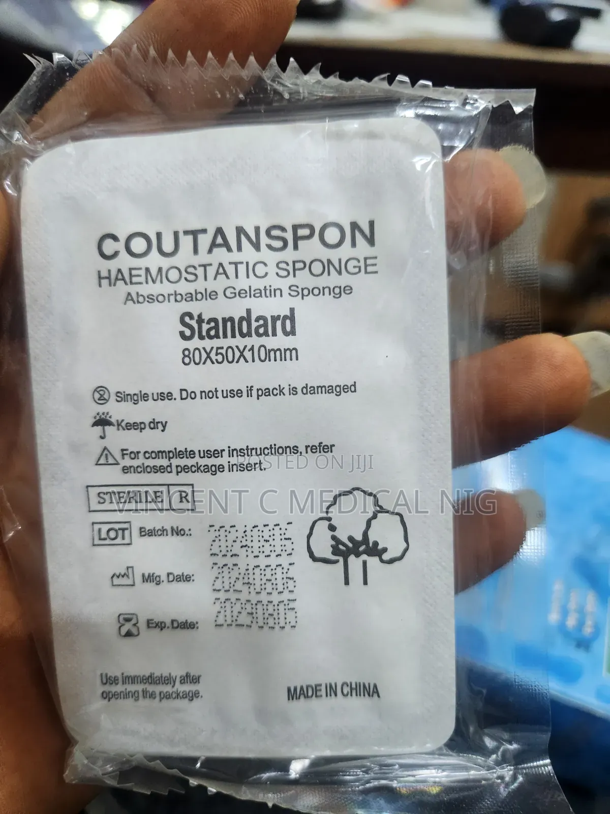 Gel Foam Hemostatic Sponge