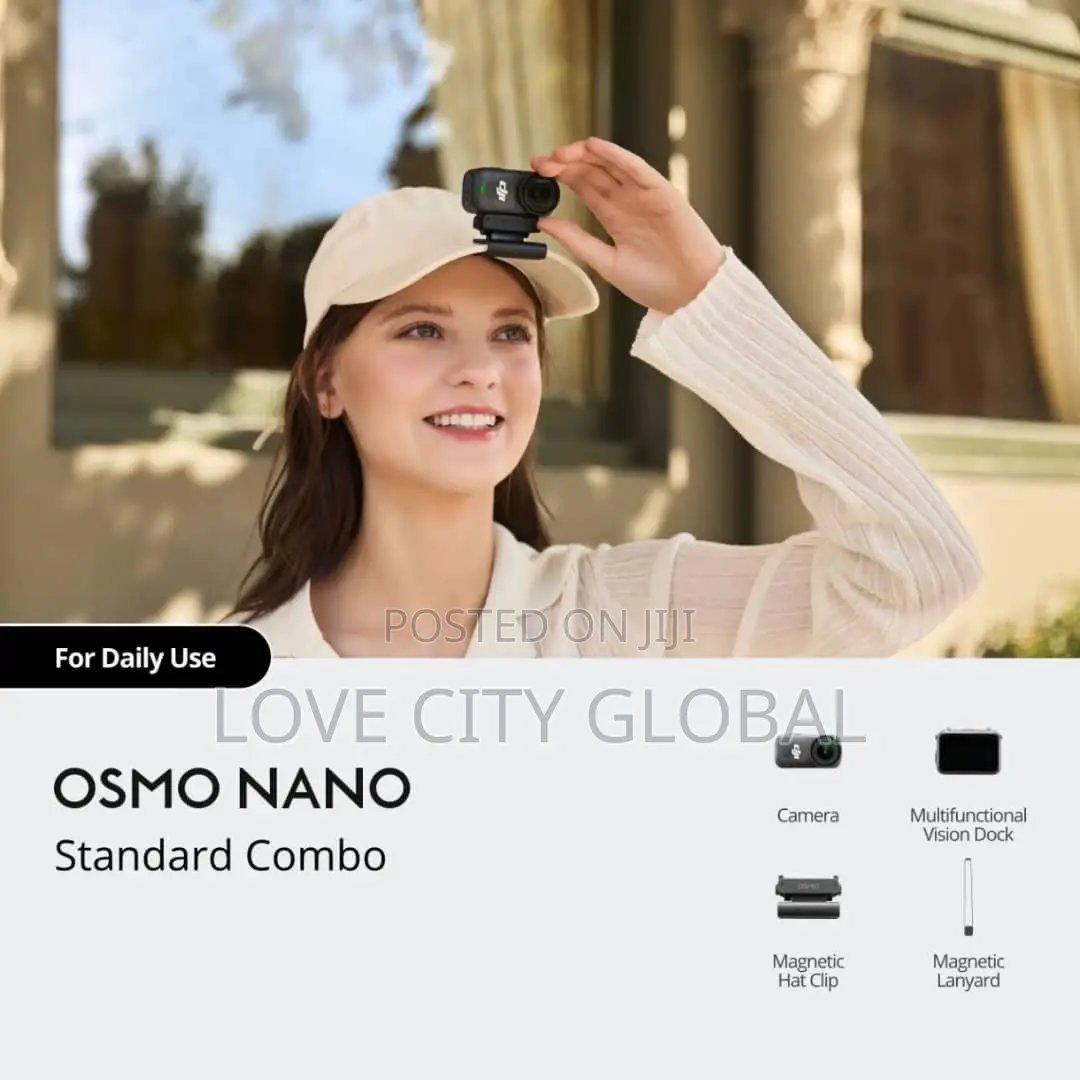 Dji Osmo Nano Action Camera128gb Wearable Magnetic Mount Sport Camera