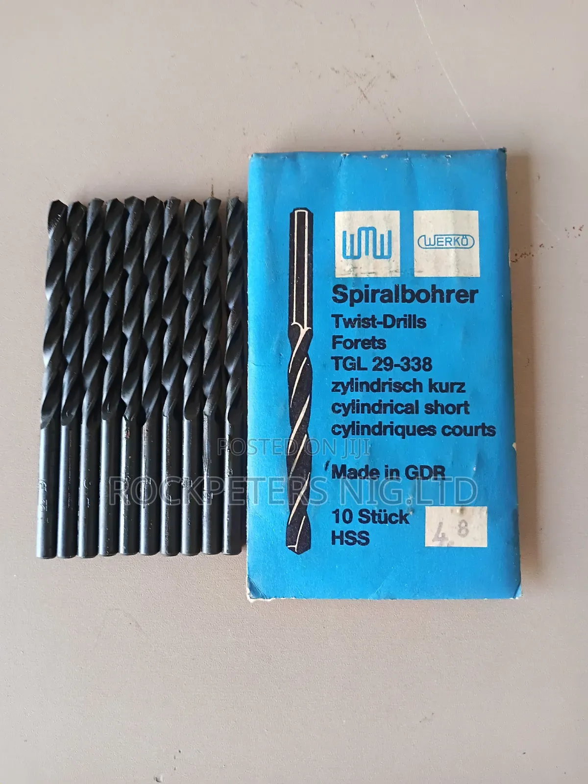 4.8mm HSS Twist Drill Bit Set(10pc)