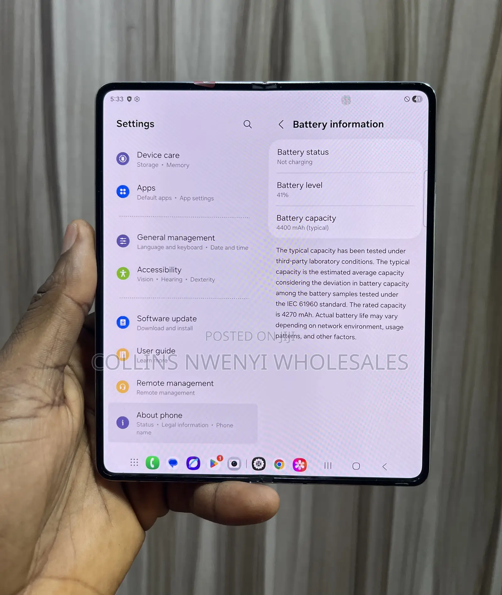Samsung Galaxy Z Fold 5 256 GB Blue