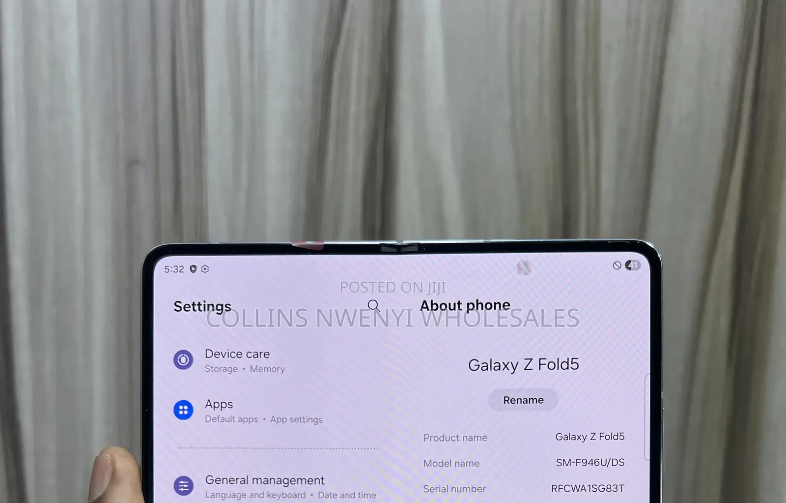 Samsung Galaxy Z Fold 5 256 GB Blue