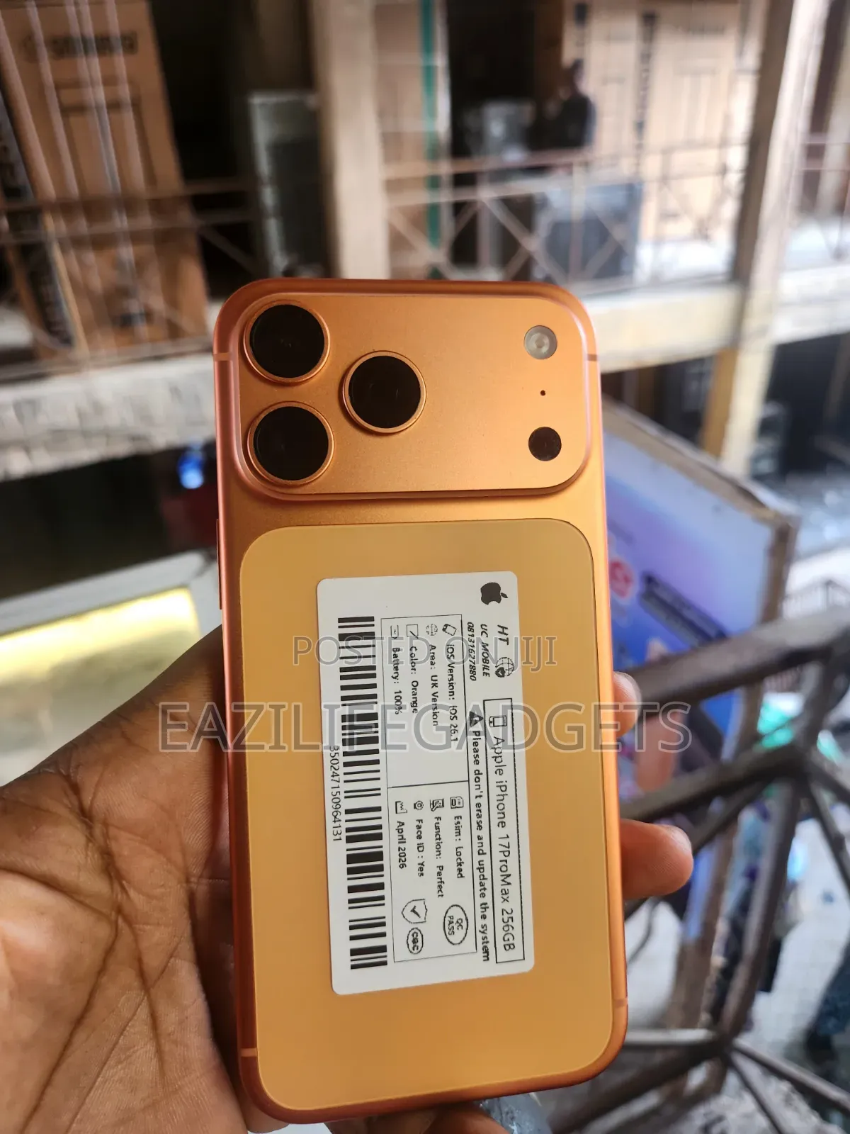 New Apple iPhone 17 Pro Max 256 GB Orange