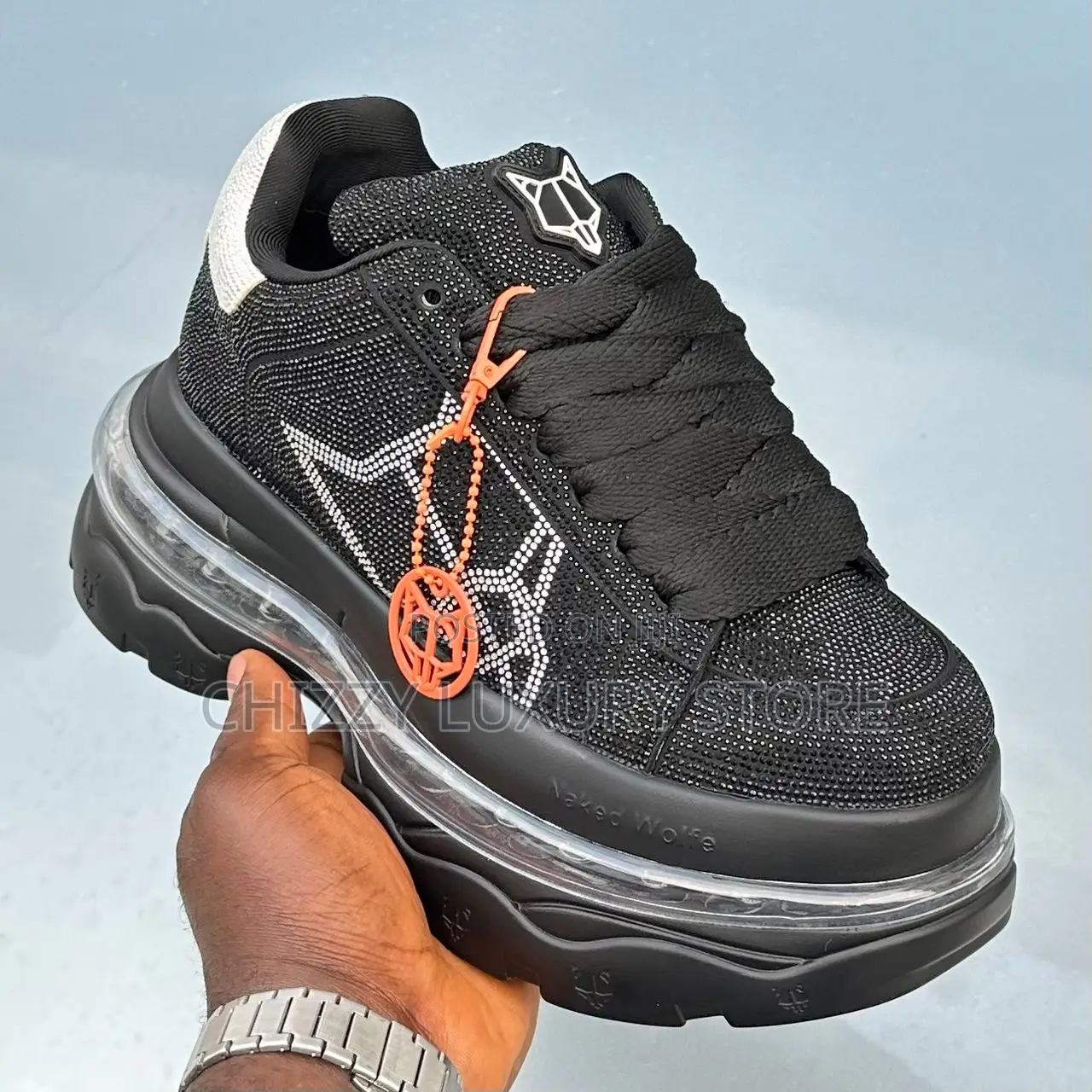 Naked Wolfe Quality Luxury Men All Iced Sneakers