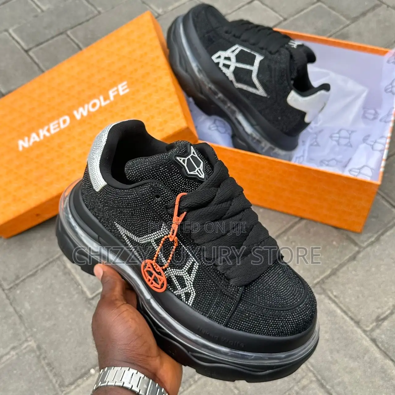 Naked Wolfe Quality Luxury Men All Iced Sneakers