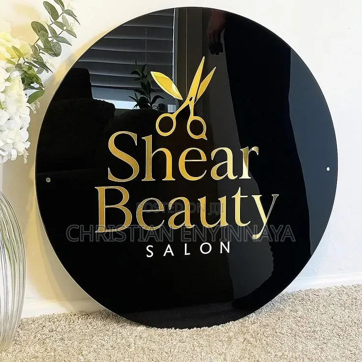 Round Acrylic Indoor Signage