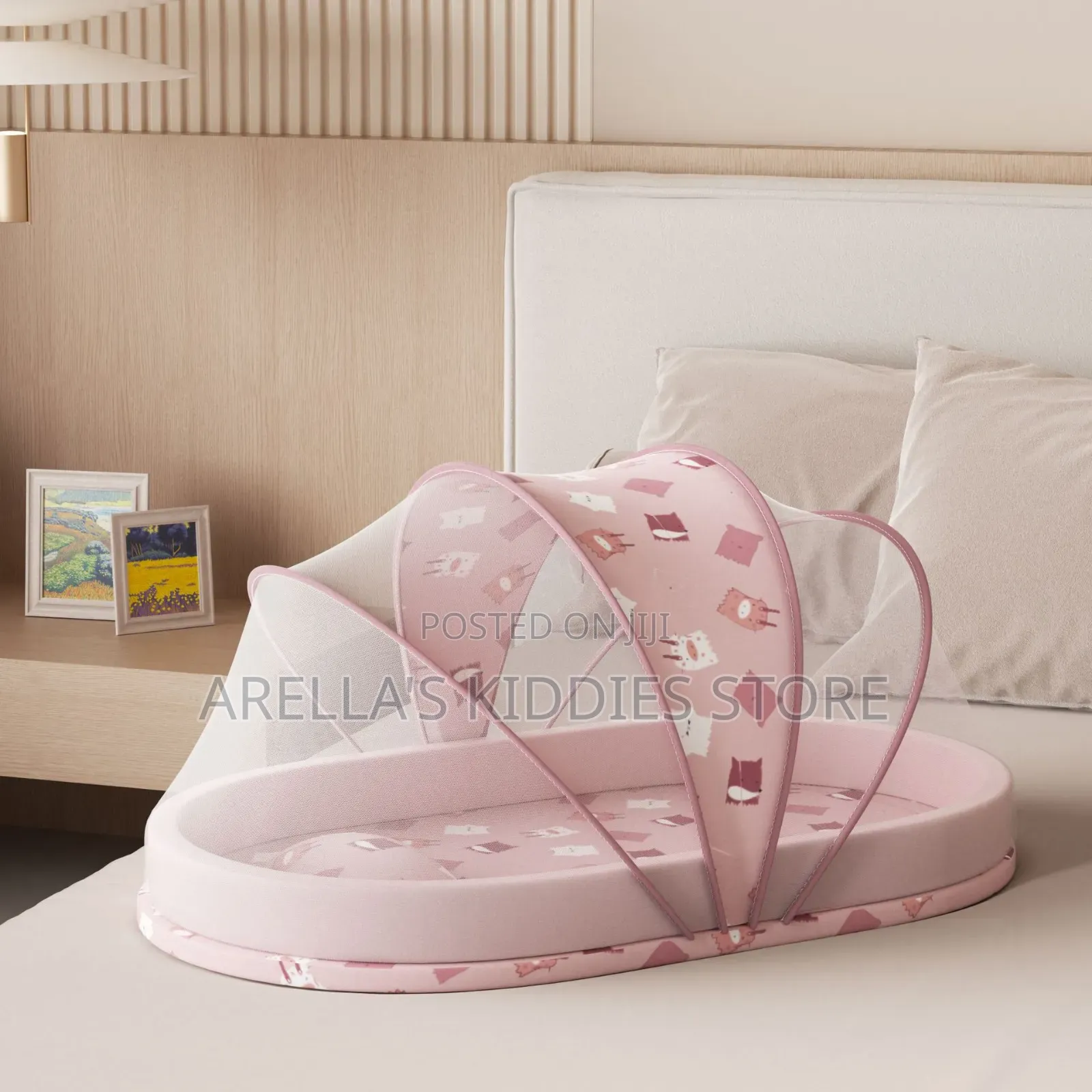Foreign Foldable Bed With Mosquito Net